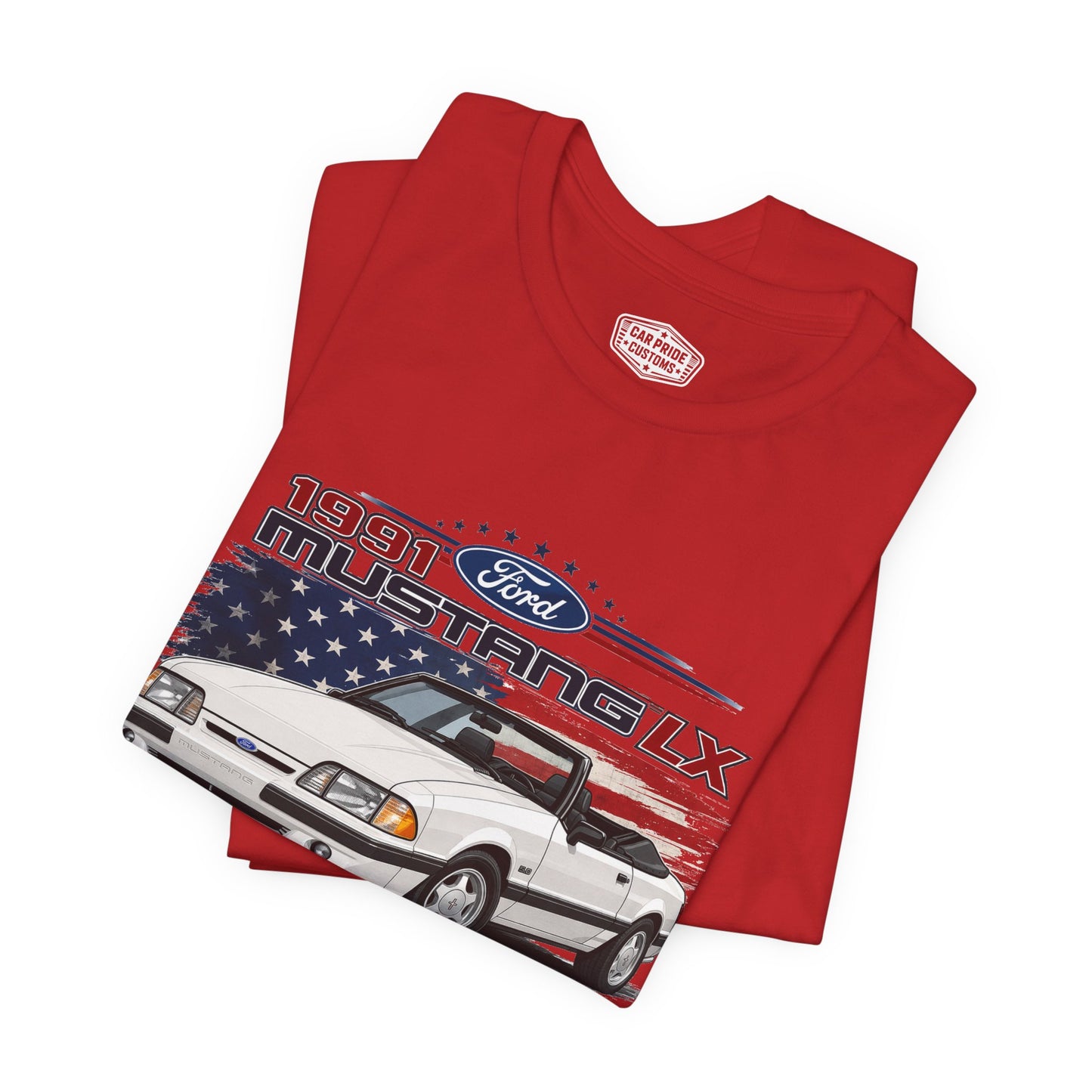 1991 Ford Mustang LX White Pride - Premium Tee