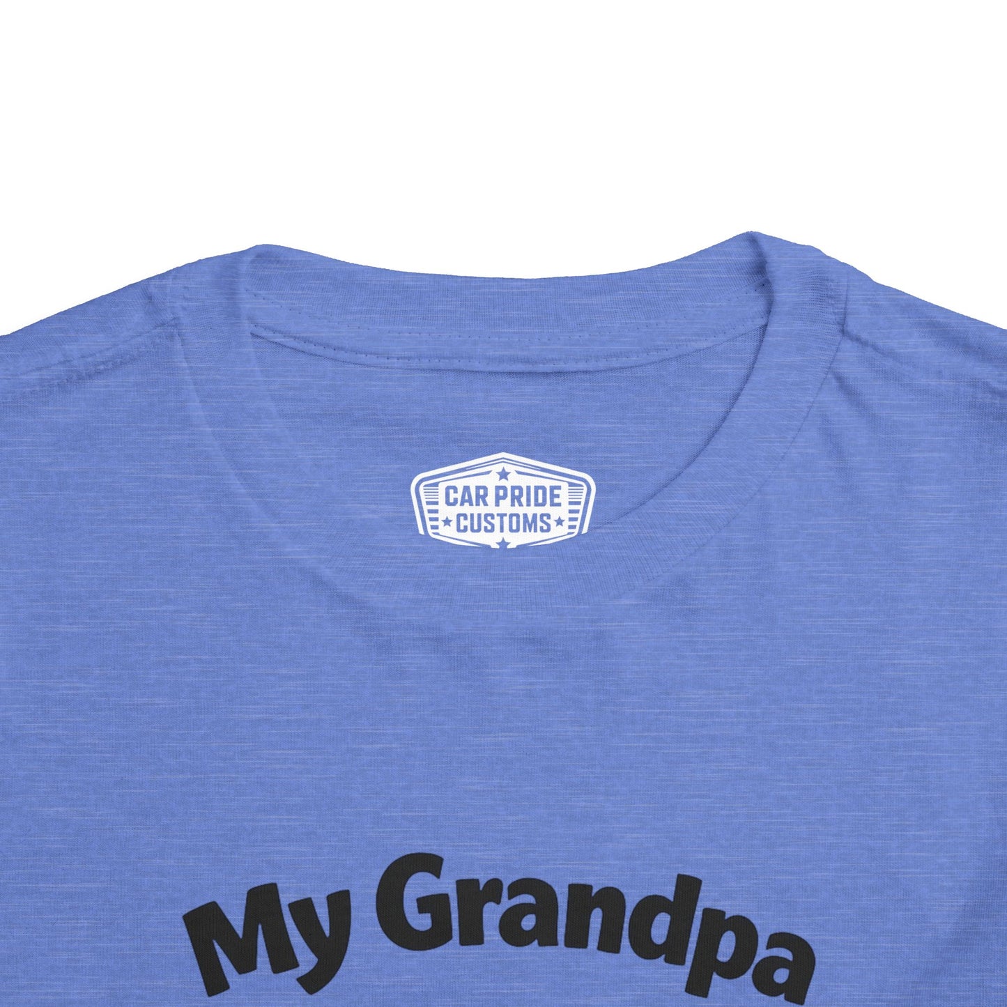Funny Car T-Shirt | Classic Car Toddler T-Shirt| Grandpa Car Lover Gift | 1968 Dodge Charger | Grandpa Likes Cars