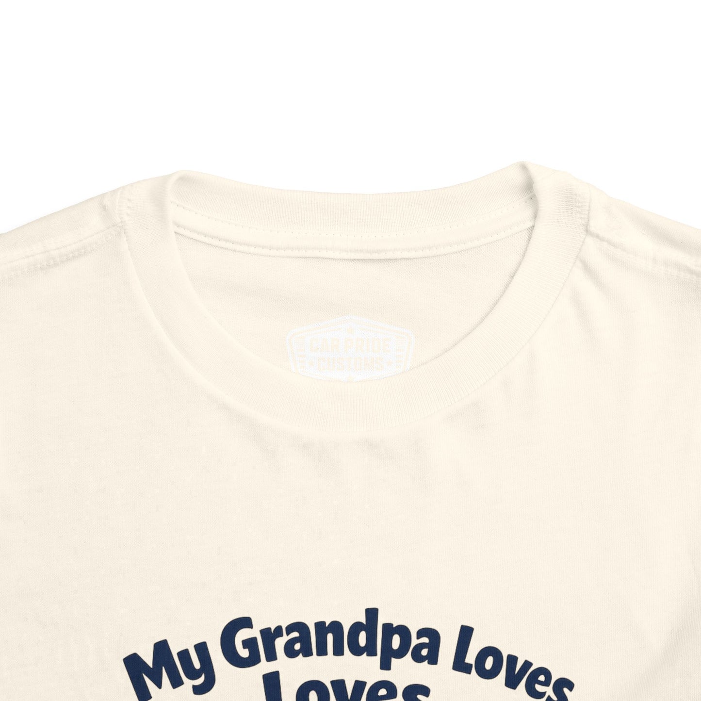 Funny Car T-Shirt | Classic Car Toddler T-Shirt| Grandpa Car Lover Gift | 1969 Pontiac GTO | Grandpa Likes Cars