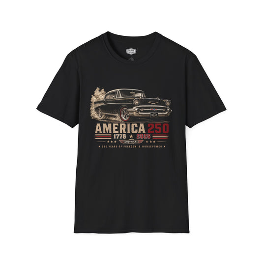 USA 250 Bel Air Shirt | USA 250th Anniversary Gift | Classic Car Lover Shirt