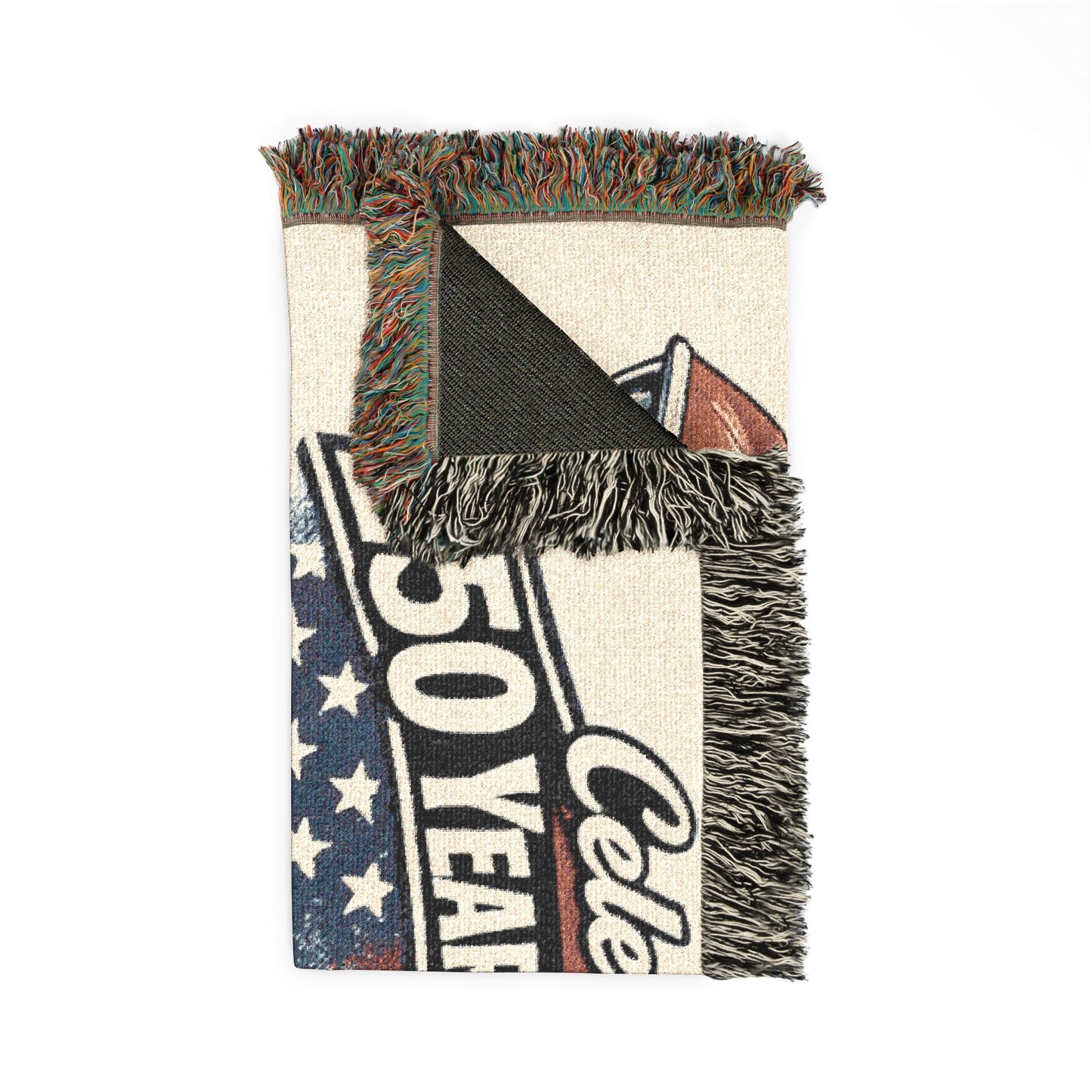 Corvette Woven Throw Americana Patriotic Blanket | Automotive Home Decor | Collector Gift | Fathers Day Gift | Car Lover Gift