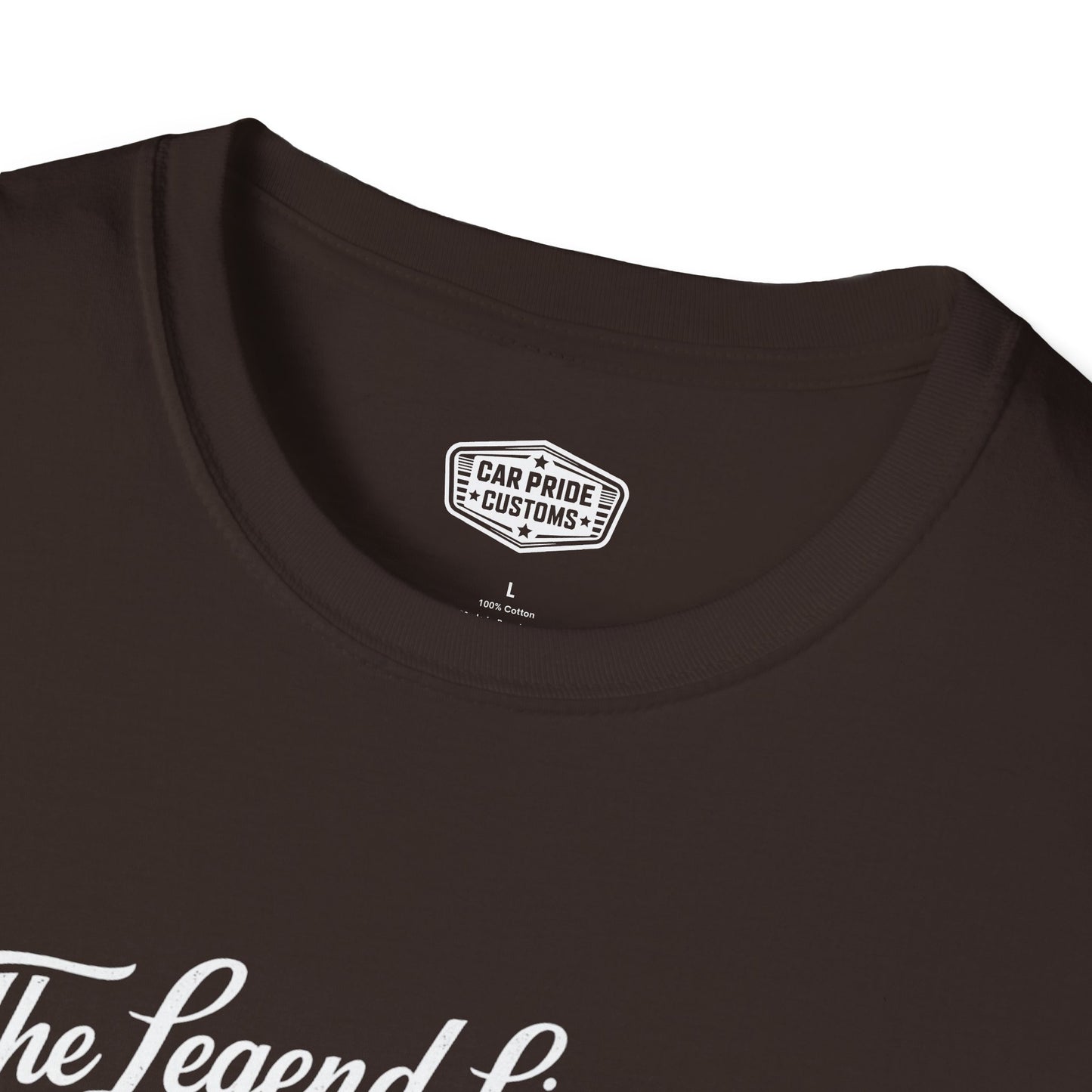 Ford Mustang Evolution T-Shirt | Legend Lives On Mustang Graphic Tee | Classic Ford Muscle Car Shirt