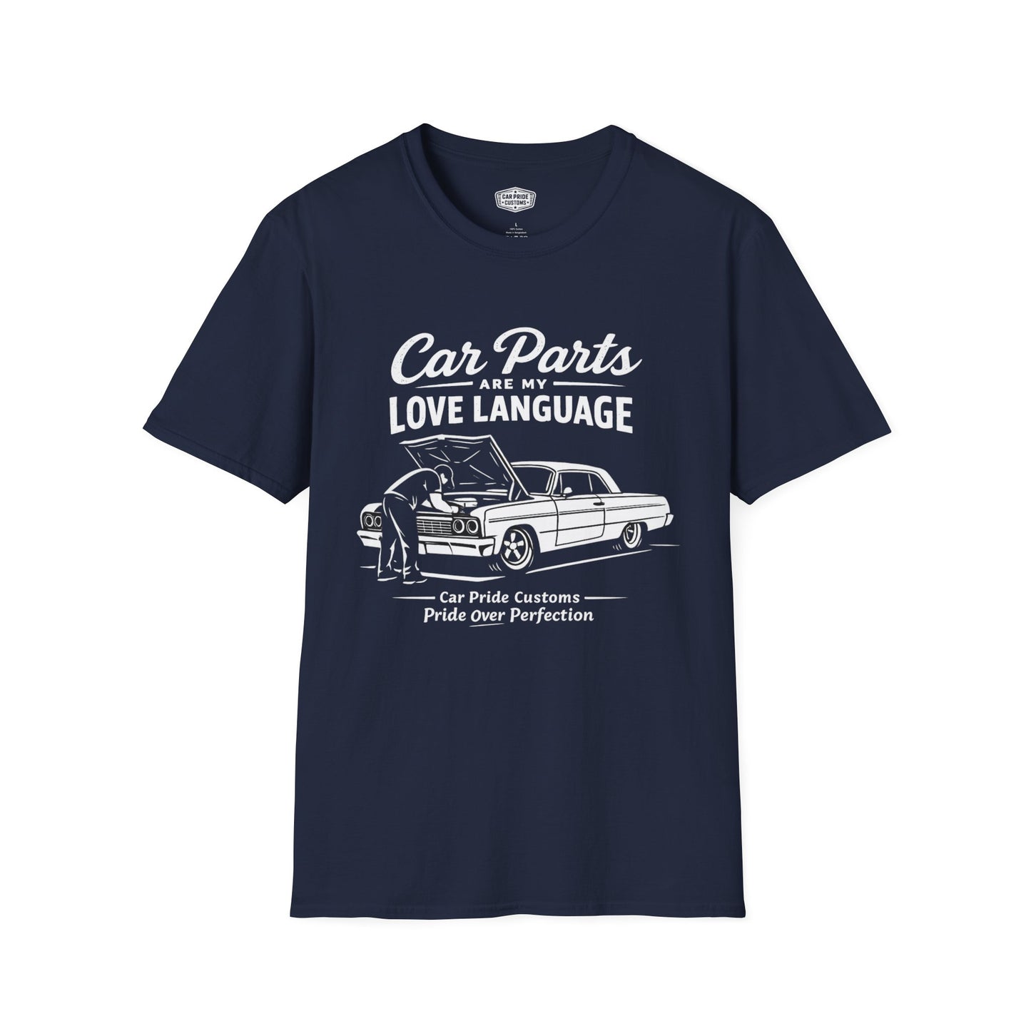 Funny Car T-Shirt | Car Guy Gift | Mechanic Shirt | 1964 Chevrolet Impala SS | Car Parts