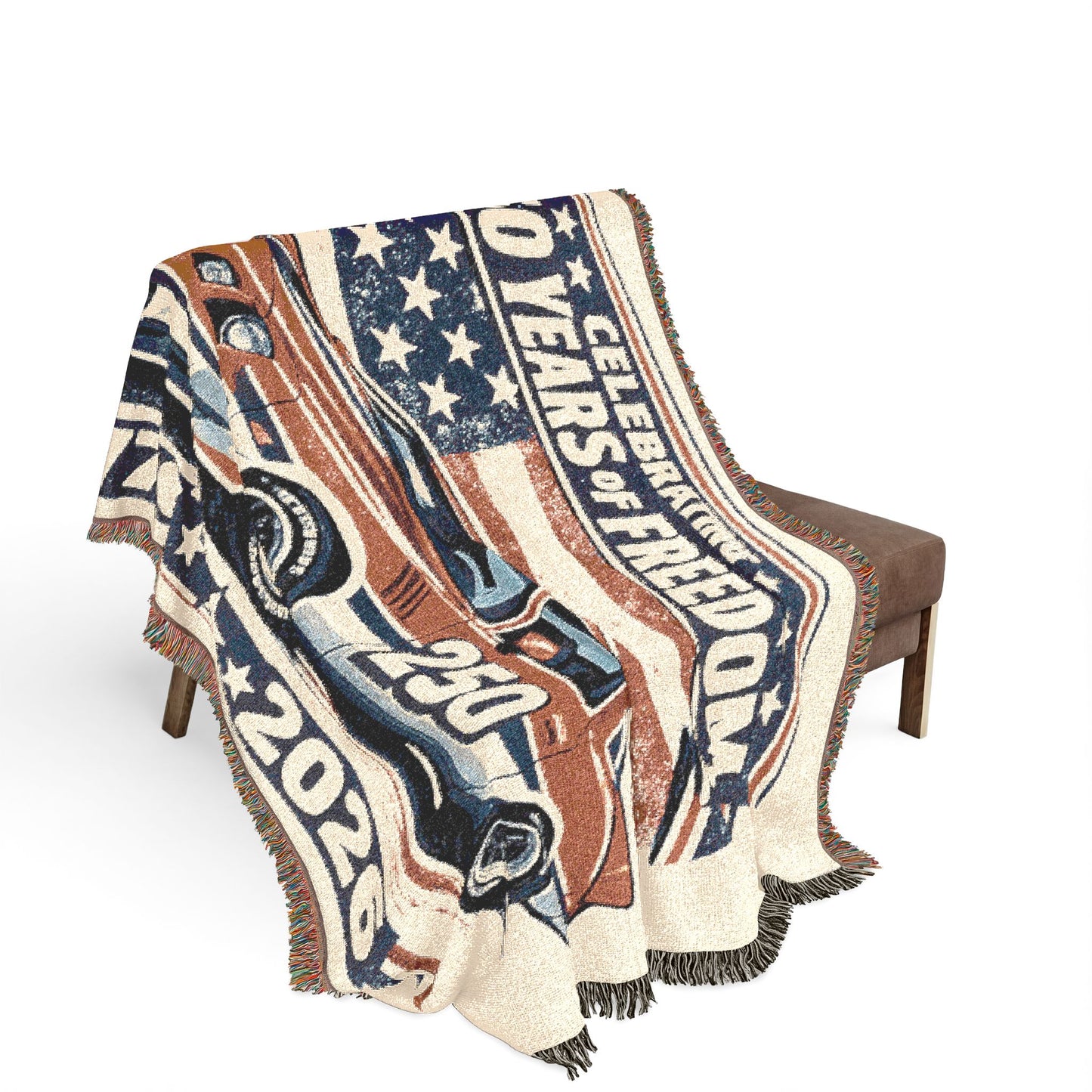 Trans AM Z28 Woven Throw Americana Patriotic Blanket | Automotive Home Decor | Collector Gift | Fathers Day Gift | Car Lover Gift