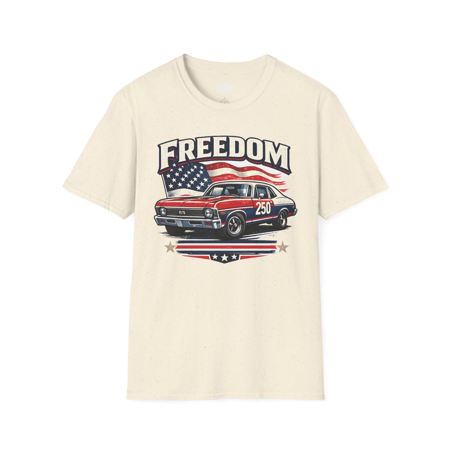 Freedom Nova 250 Patriotic American Muscle Car T-Shirt | Fathers Day Gift | Car Enthusiast Tee