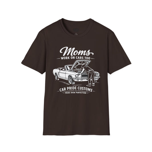 Funny Mom Car Shirt | Mother's Day Gift | Car Mom T-Shirt | Automotive Tee | Moms Work On Cars Too