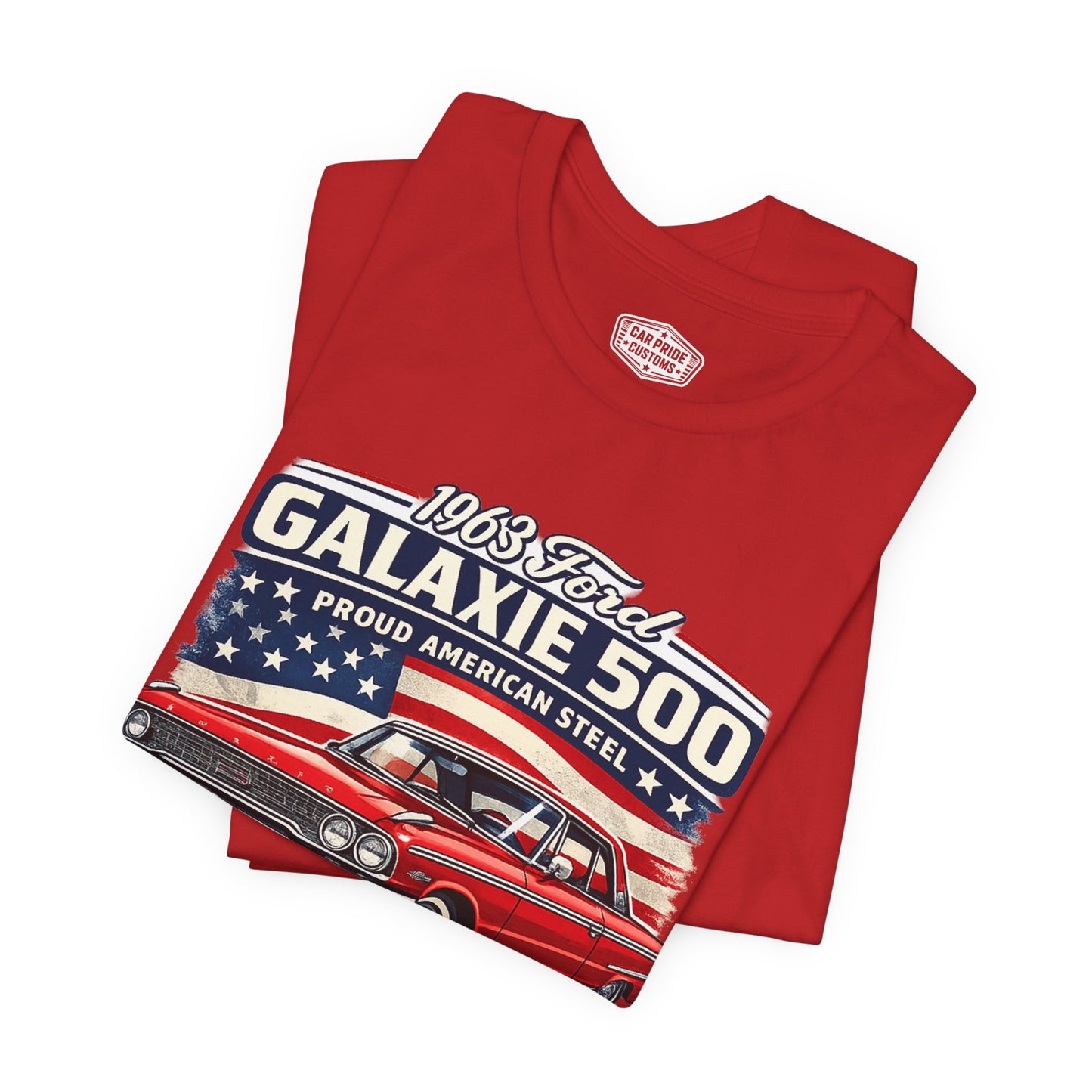1963 Ford Galaxy 500 Red Pride - Premium Tee