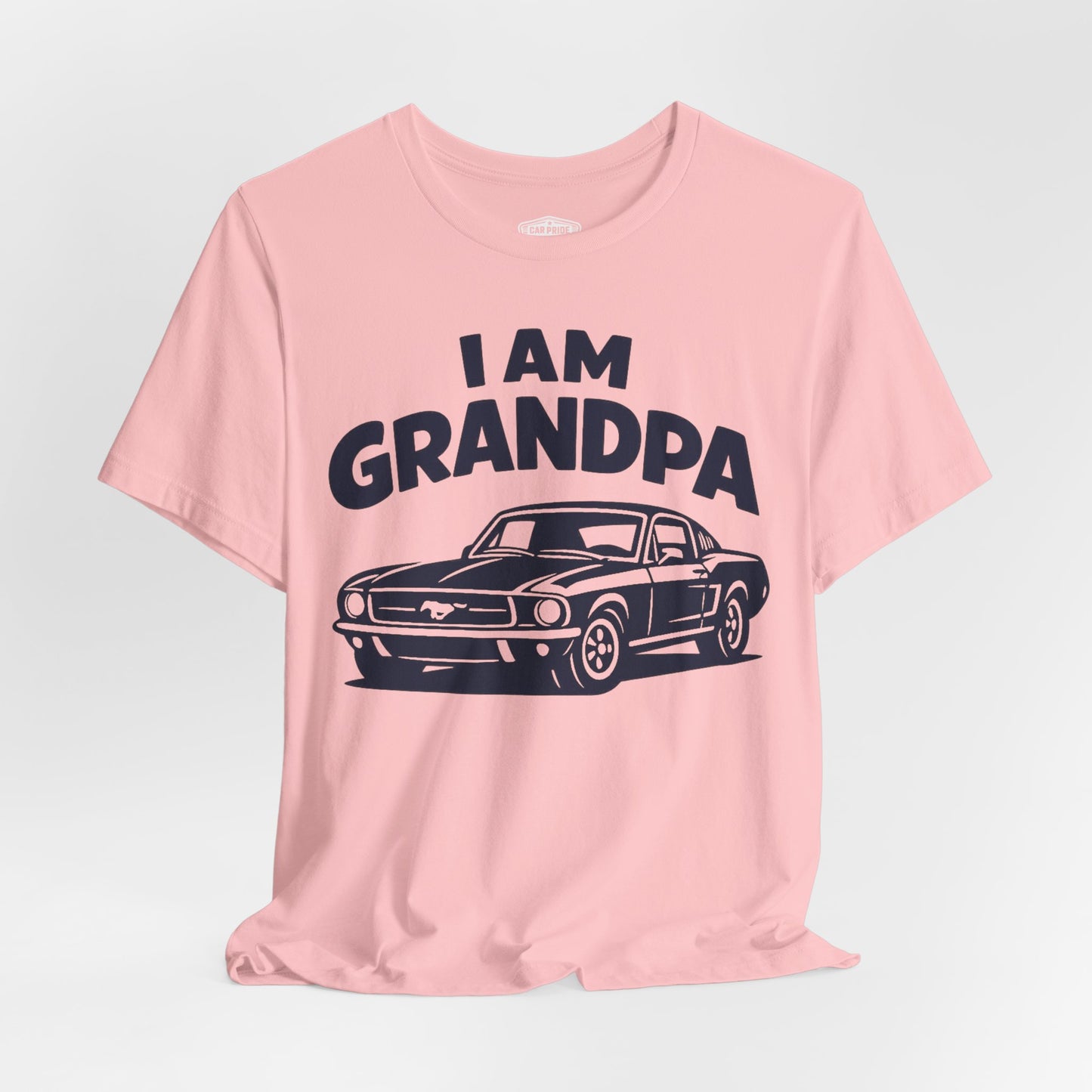 Funny Car T-Shirt | Classic Car Grandpa T-Shirt| Grandpa Car Lover Gift | 1968 Ford Mustang | I am Grandpa