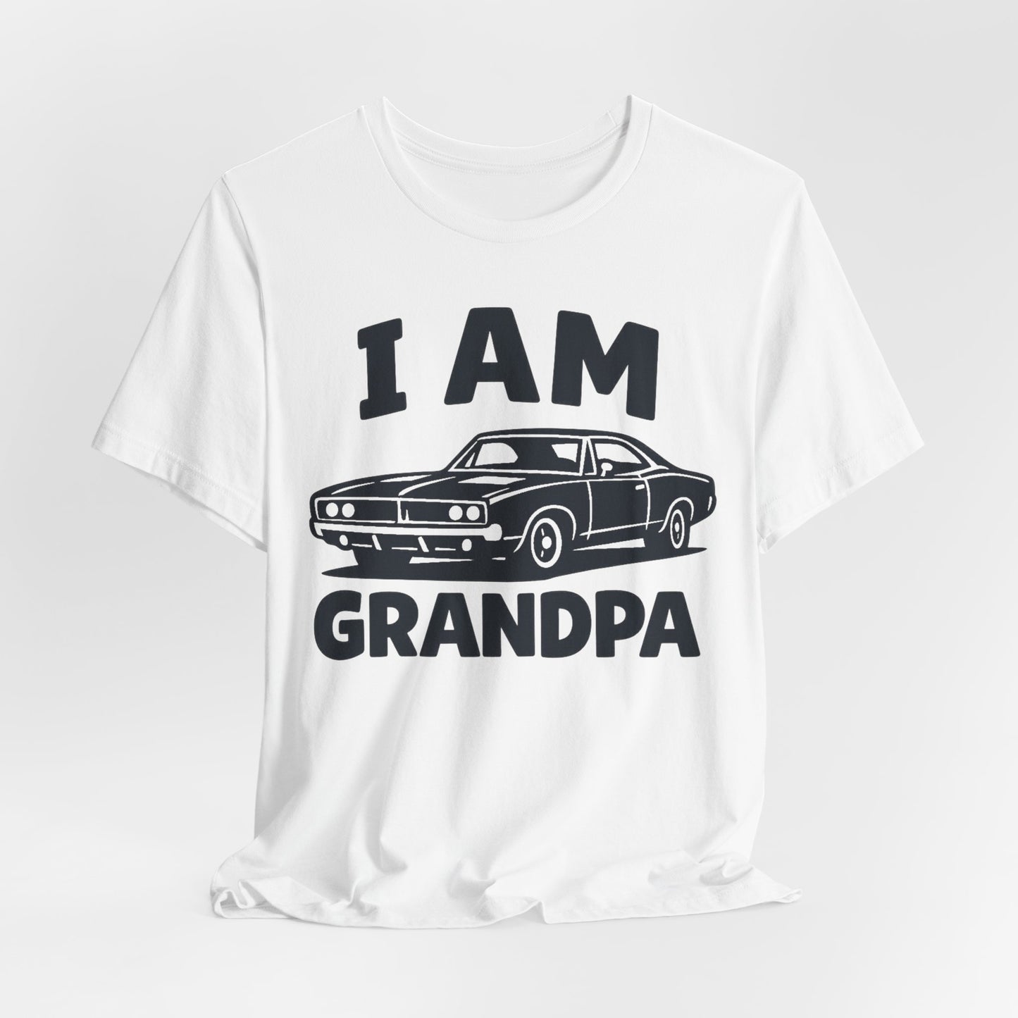 Funny Car T-Shirt | Classic Car Grandpa T-Shirt| Grandpa Car Lover Gift | 1968 Dodge Charger | I am Grandpa