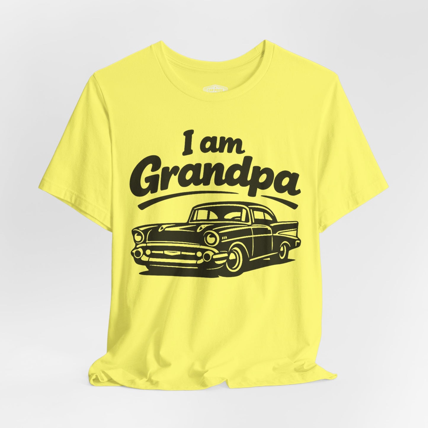 Funny Car T-Shirt | Classic Car Grandpa T-Shirt| Grandpa Car Lover Gift | 1957 Chevrolet Bel Air | I am Grandpa