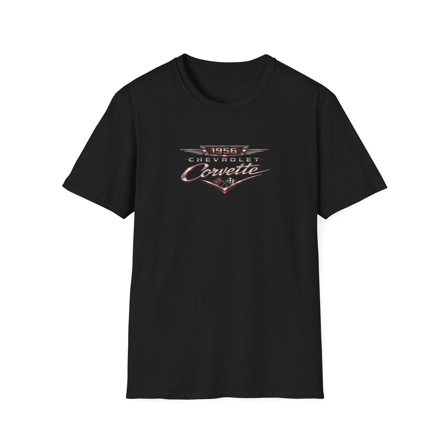 1956 Corvette American Legend – Classic Route 66 Edition | Car Lover T-Shirt | Fathers Day Gift | Chevrolet Corvette