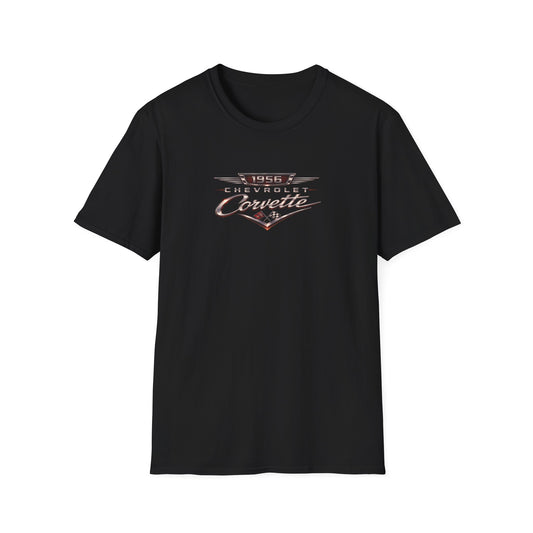 1956 Corvette American Legend – Classic Route 66 Edition | Car Lover T-Shirt | Fathers Day Gift | Chevrolet Corvette
