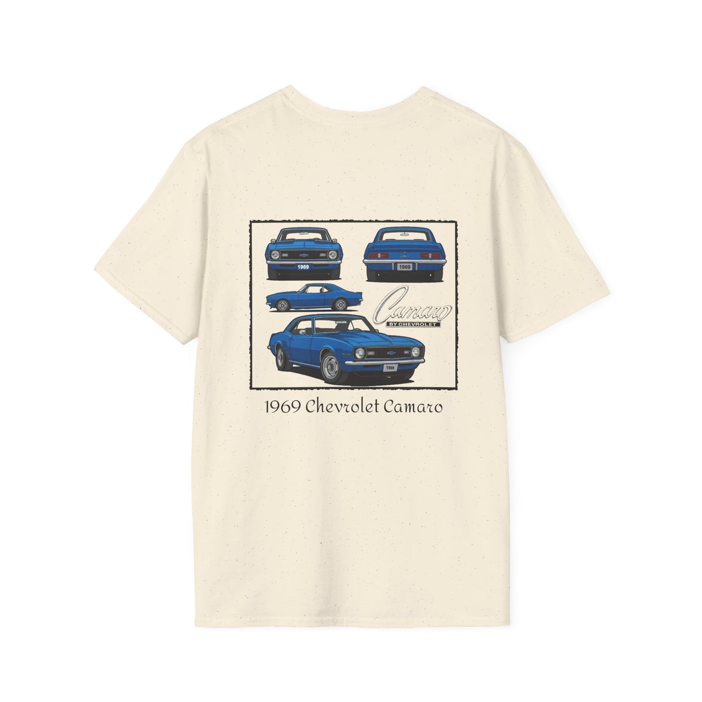 1969 Chevrolet Camaro Blue Stock - Standard Tee