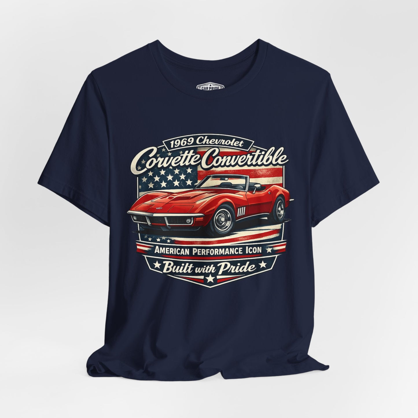 1969 Chevrolet Corvette Convertible Red Pride - Premium Tee
