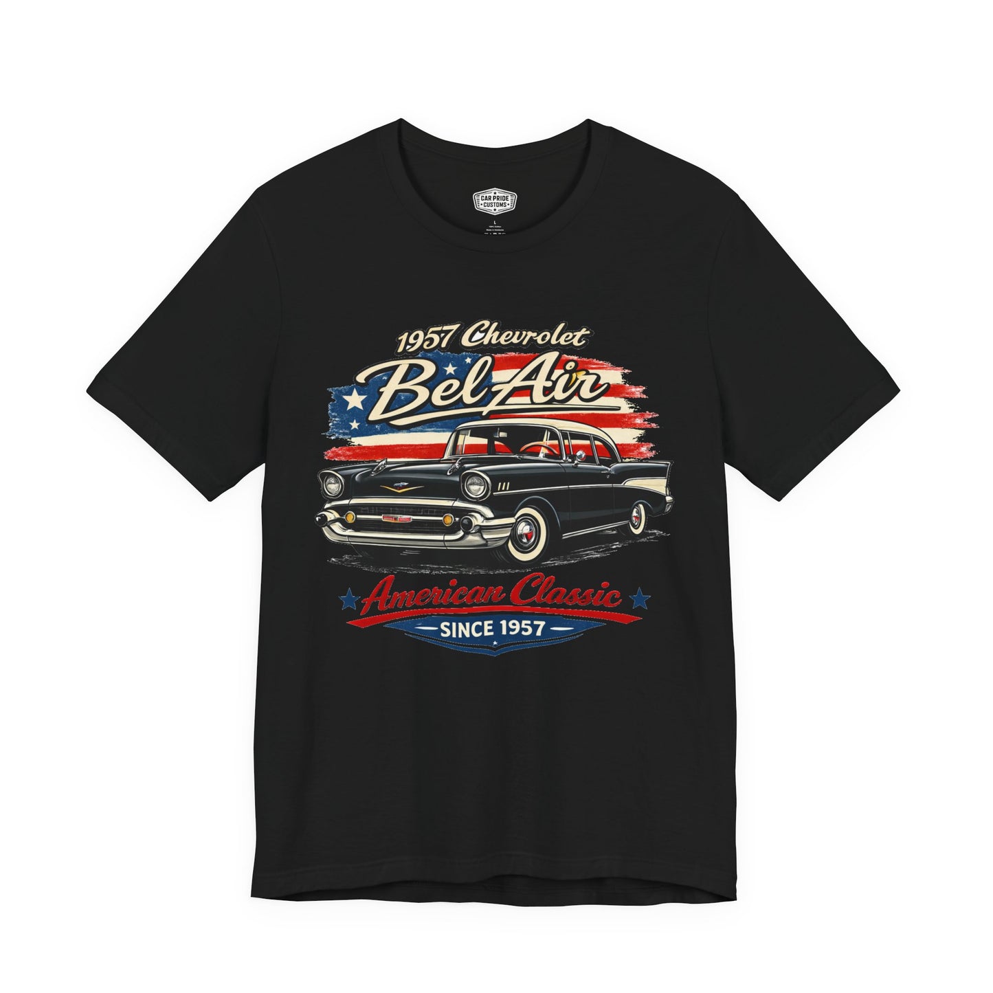 1957 Chevrolet Bel Air Black Pride - Premium Tee