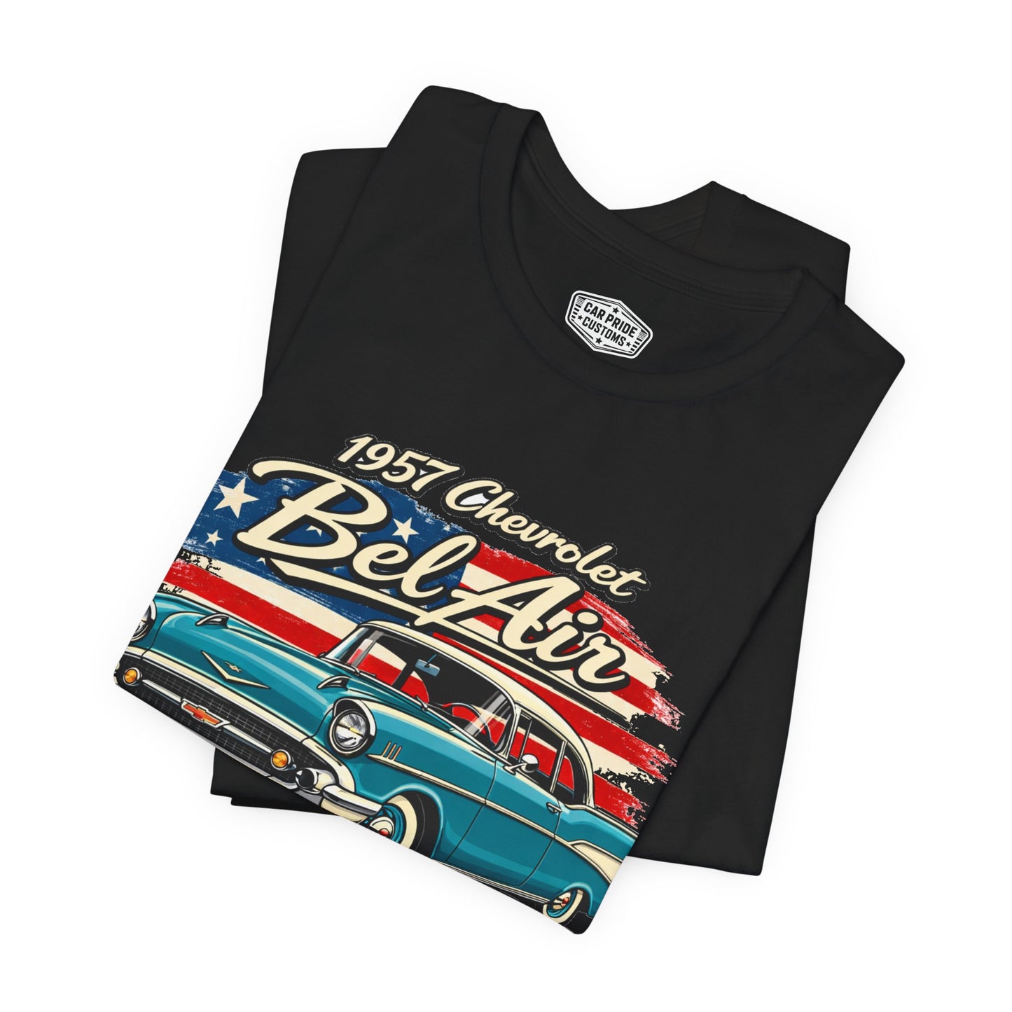 1957 Chevrolet Bel Air Blue Pride - Premium Tee