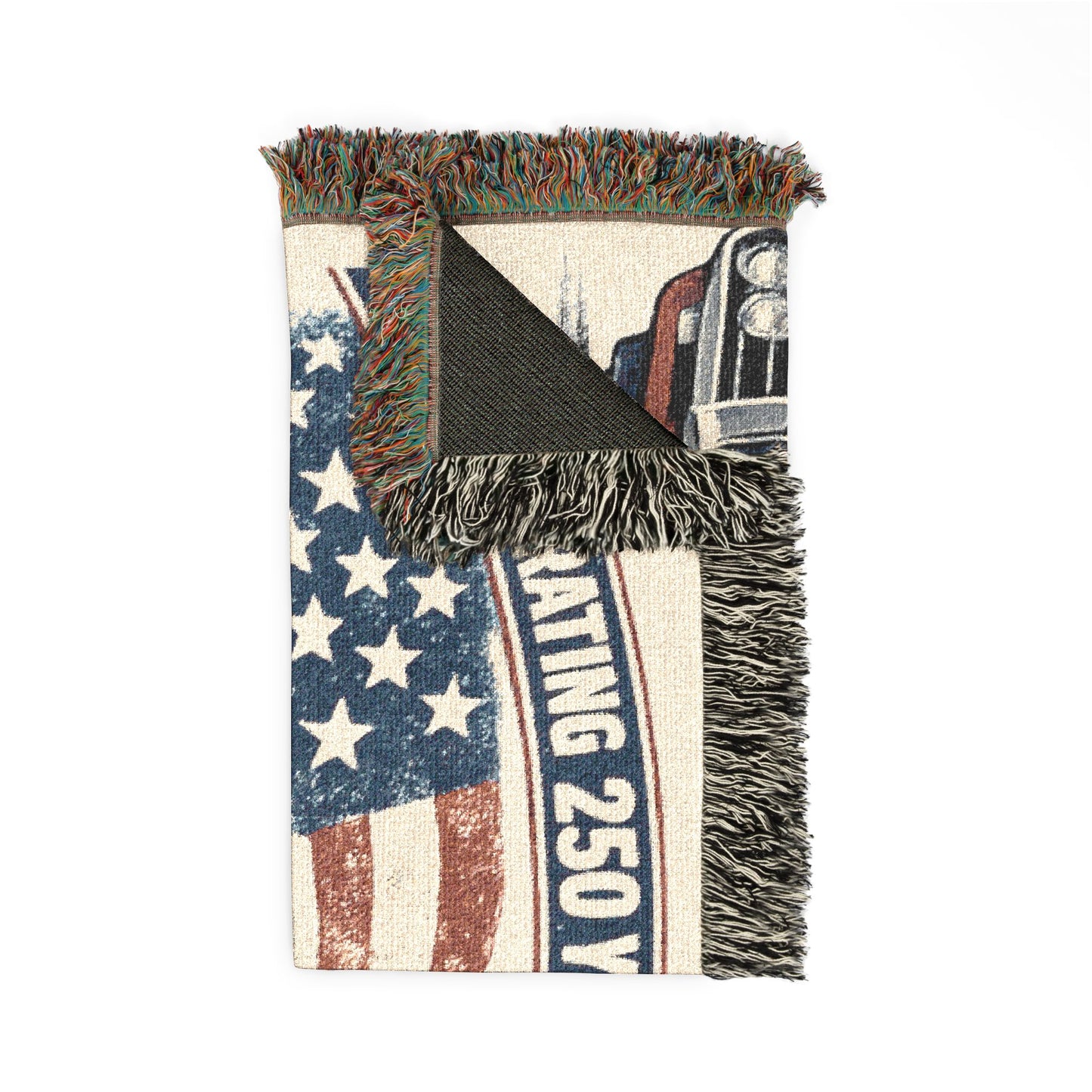 Classic Firebird Woven Throw Americana Patriotic Blanket | Automotive Home Decor | Collector Gift | Fathers Day Gift | Car Lover Gift