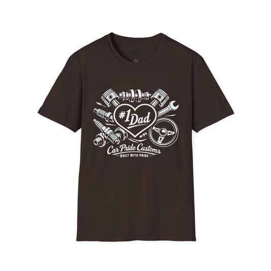 #1 Dad Car Shirt | Father’s Day Gift | Car Lover Shirt | Automotive Tee