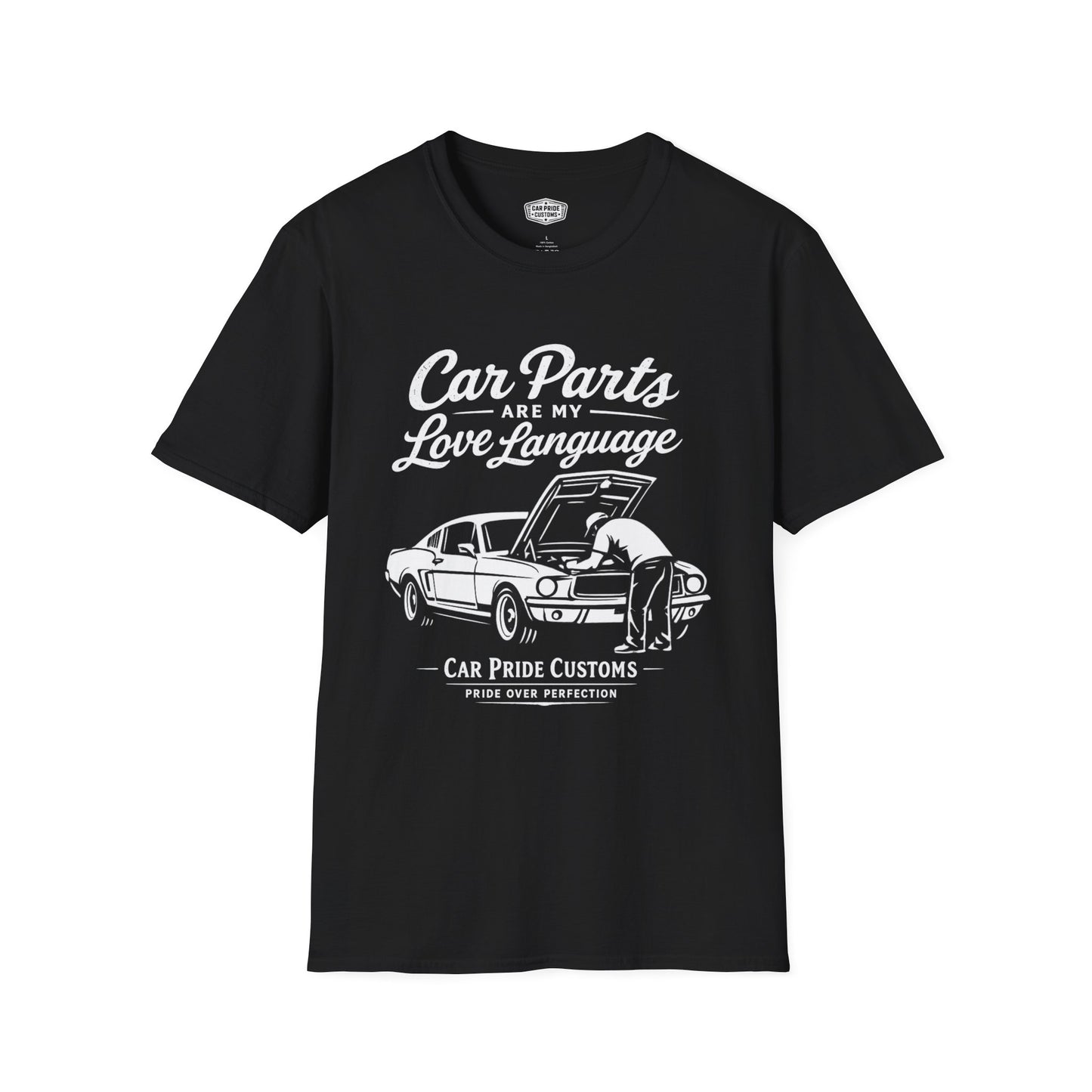 Funny Car T-Shirt | Car Guy Gift | Mechanic Shirt | 1968 Ford Mustang |Car Parts