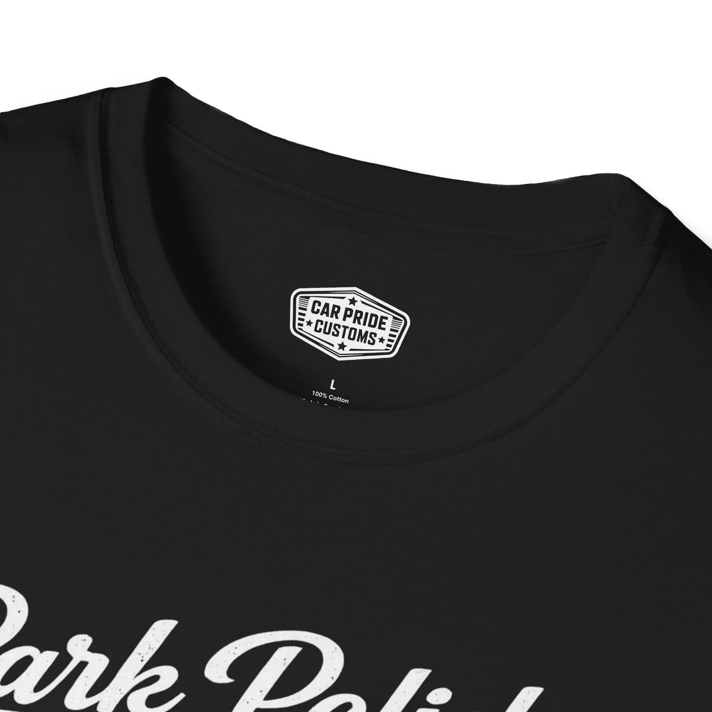 Park Polish Repeat | 1975 Chevy Silverado T-Shirt | Funny Square Body Truck Show Graphic Tee | Chevrolet Truck Shirt