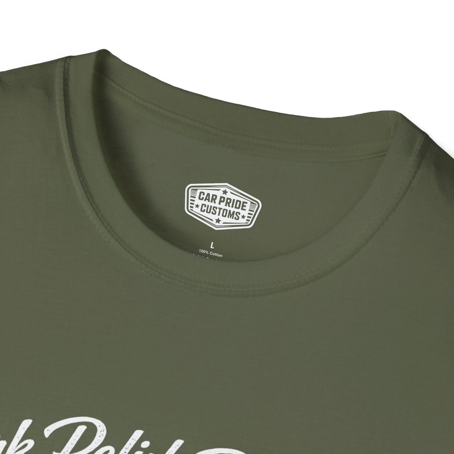 Park Polish Repeat | 1958 Chevy Impala SS T-Shirt | Funny Classic Impala Show Graphic Tee | Chevrolet Shirt