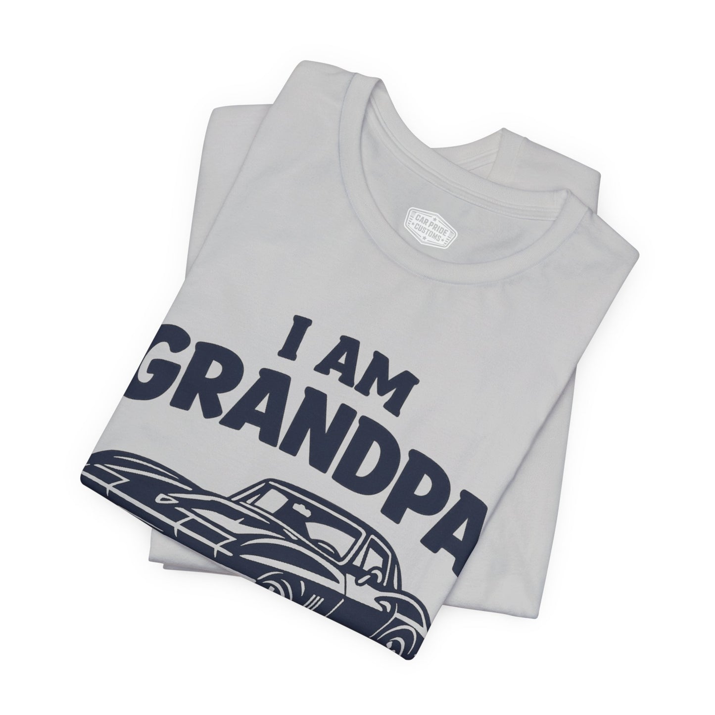 Funny Car T-Shirt | Classic Car Grandpa T-Shirt| Grandpa Car Lover Gift | 1967 Chevrolet Corvette | I am Grandpa