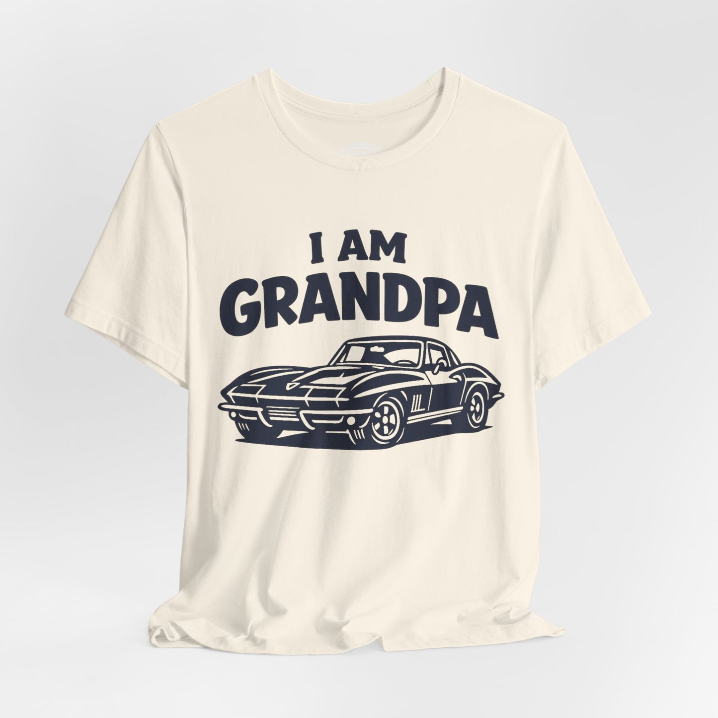 Funny Car T-Shirt | Classic Car Grandpa T-Shirt| Grandpa Car Lover Gift | 1967 Chevrolet Corvette | I am Grandpa