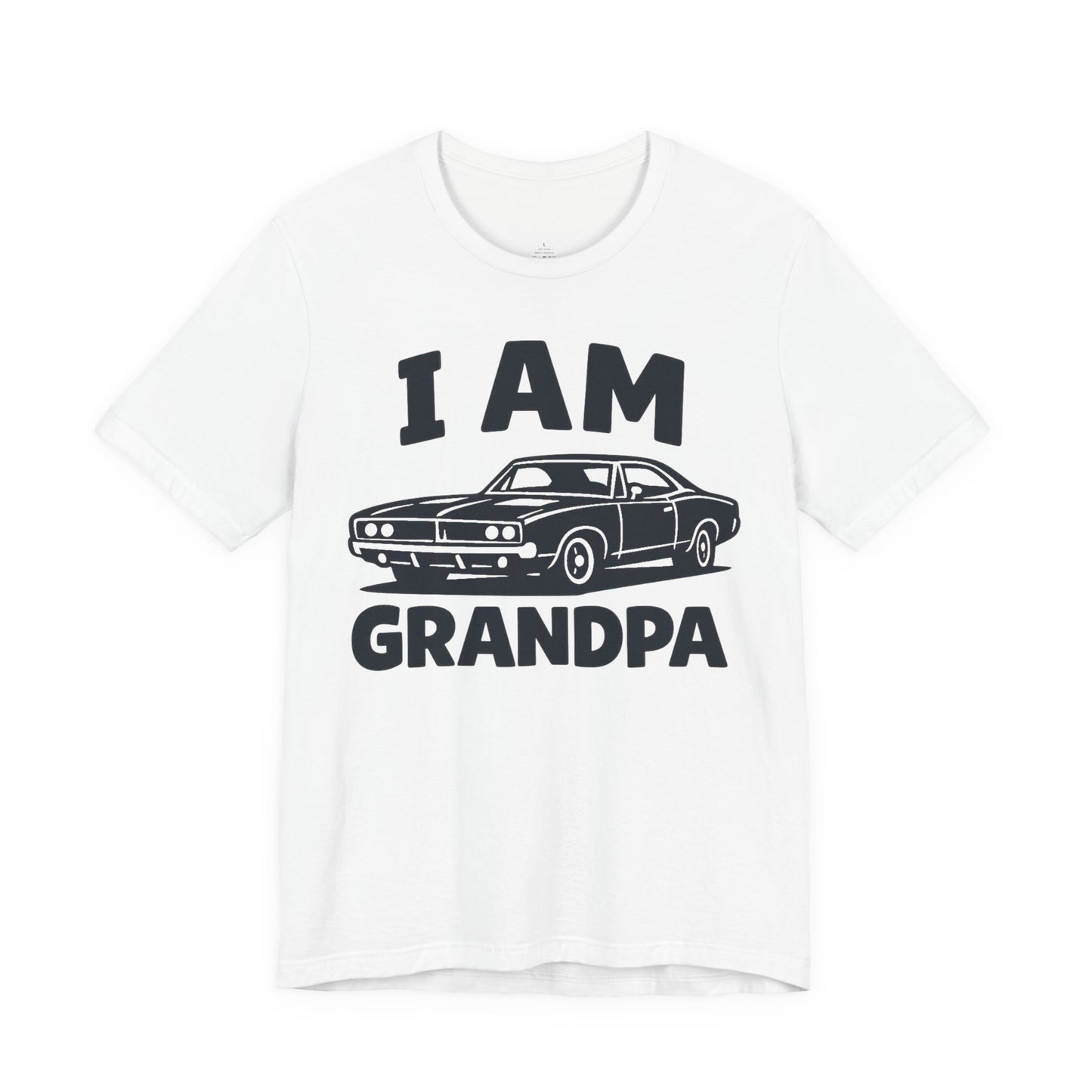 Funny Car T-Shirt | Classic Car Grandpa T-Shirt| Grandpa Car Lover Gift | 1968 Dodge Charger | I am Grandpa