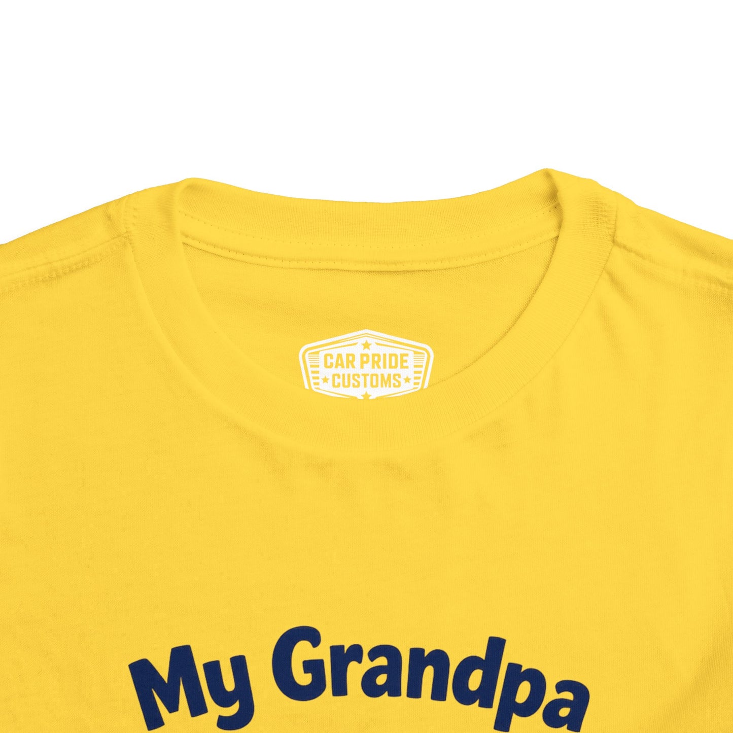 Funny Car T-Shirt | Classic Car Toddler T-Shirt| Grandpa Car Lover Gift | 1967 Chevrolet Corvette | Grandpa Likes Cars