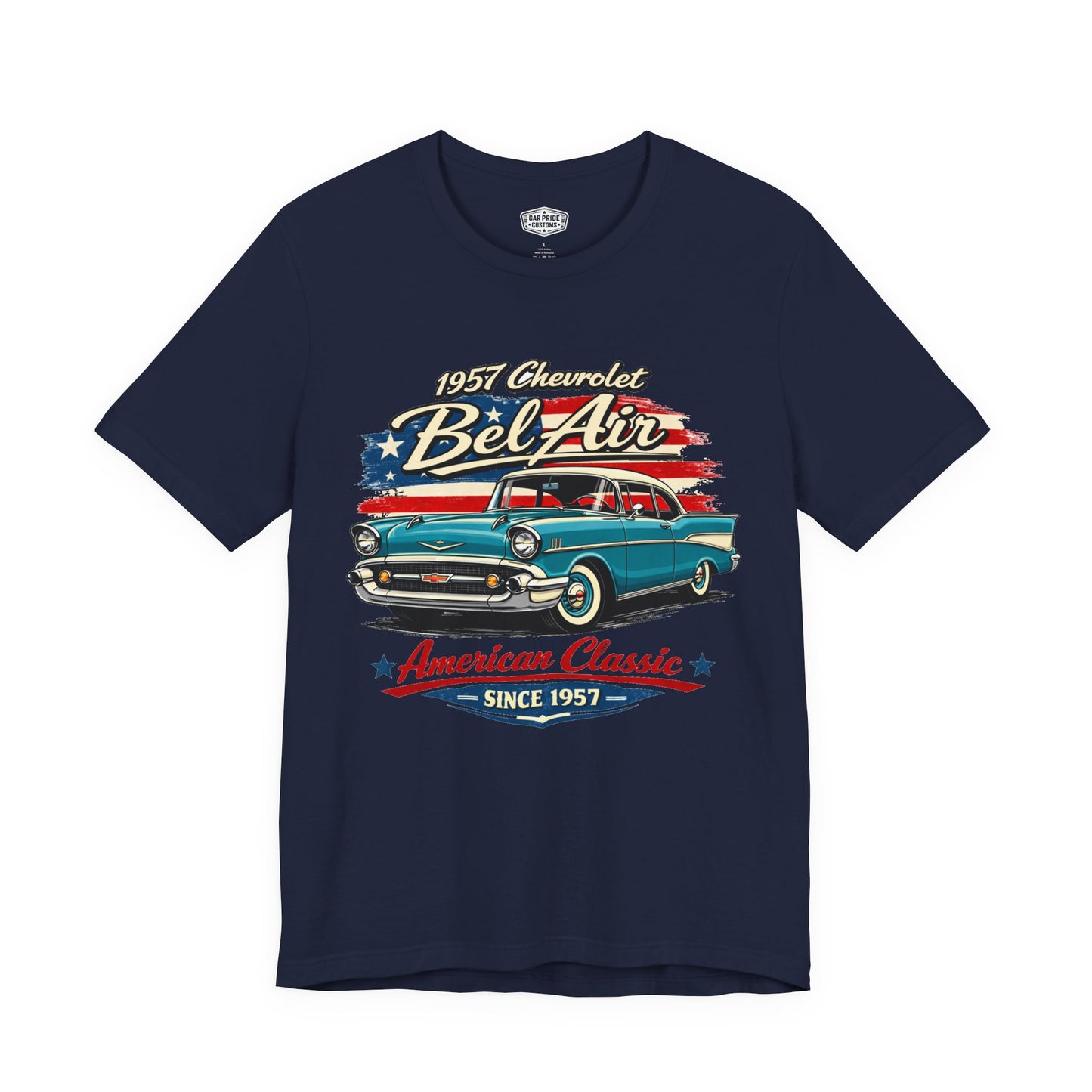 1957 Chevrolet Bel Air Blue Pride - Premium Tee