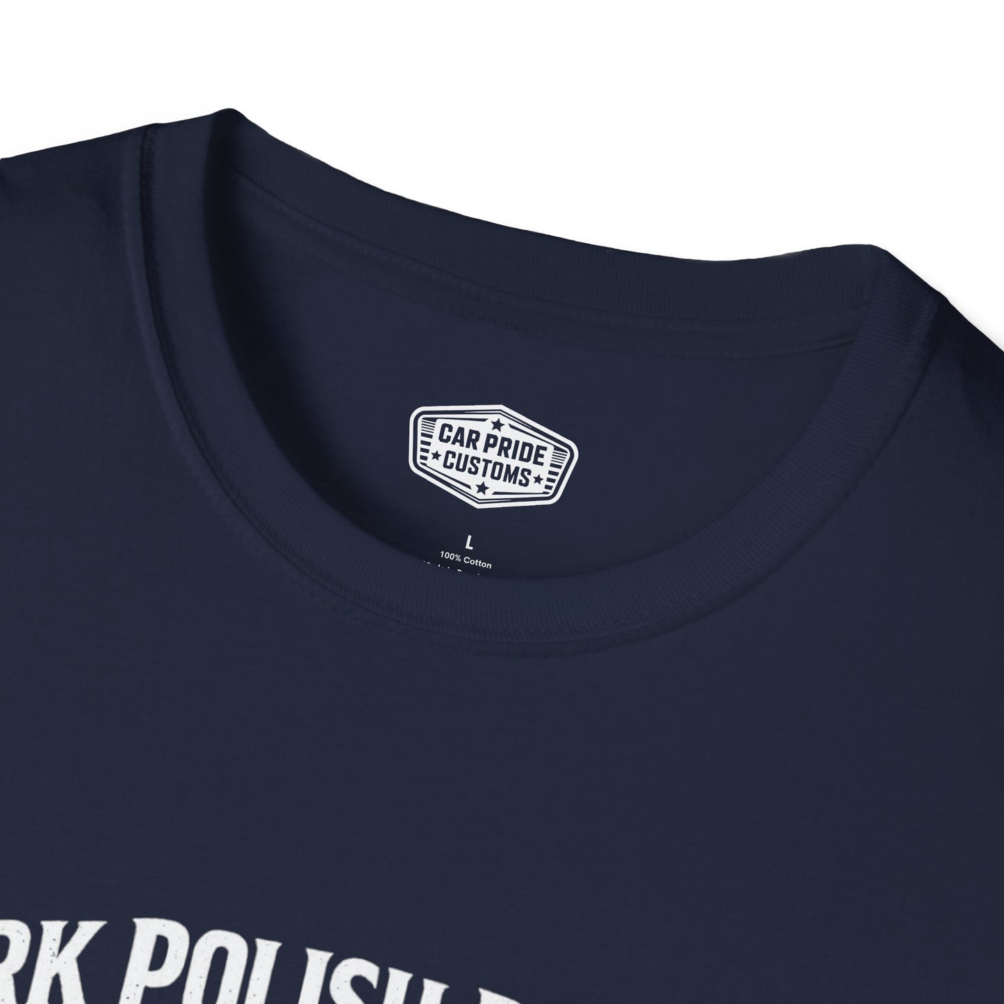 Park Polish Repeat | 1964 Chevy Impala SS T-Shirt | Funny Full-Size Muscle Show Graphic Tee | Impala Shirt