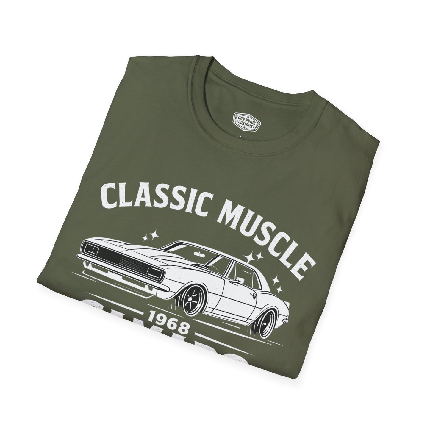 Classic Muscle | 1968 Chevy Camaro T-Shirt | American Performance Graphic Tee | Camaro Shirt