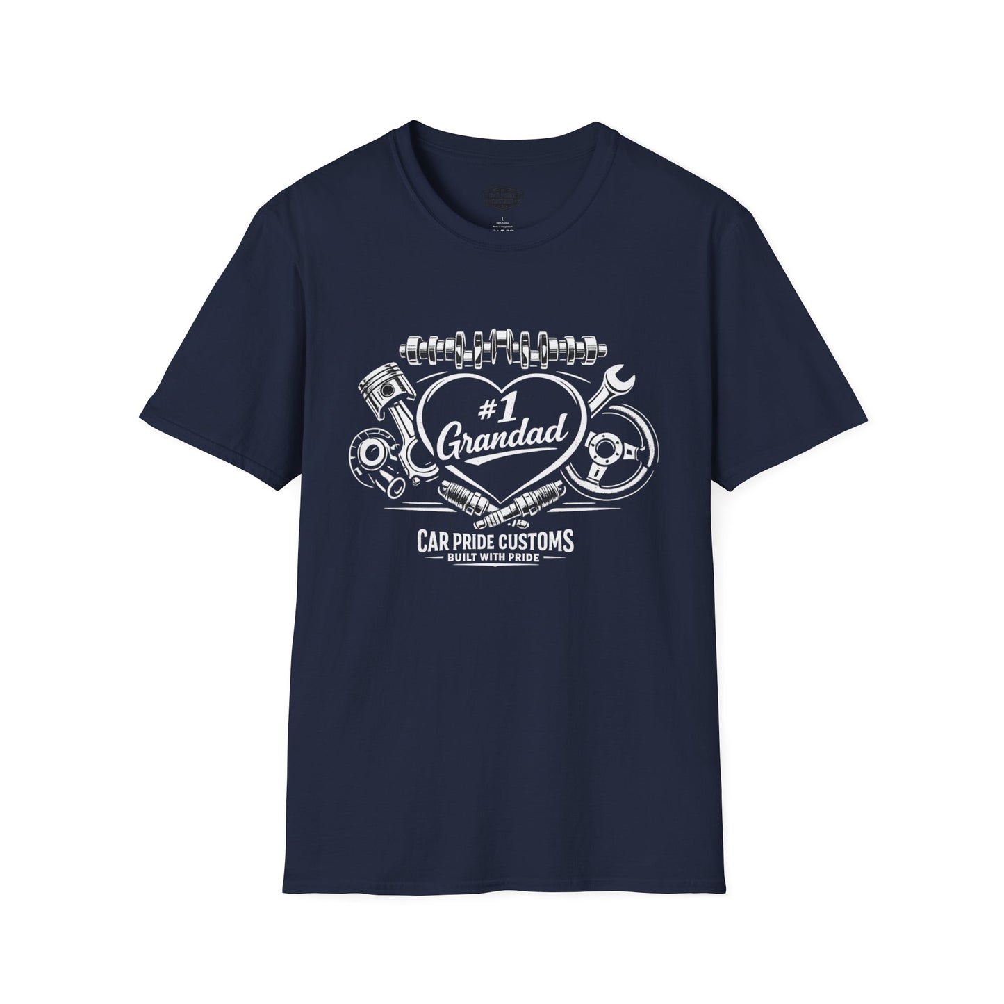 #1 Granddad Car Shirt | Father’s Day Gift | Car Enthusiast Shirt | Automotive Tee