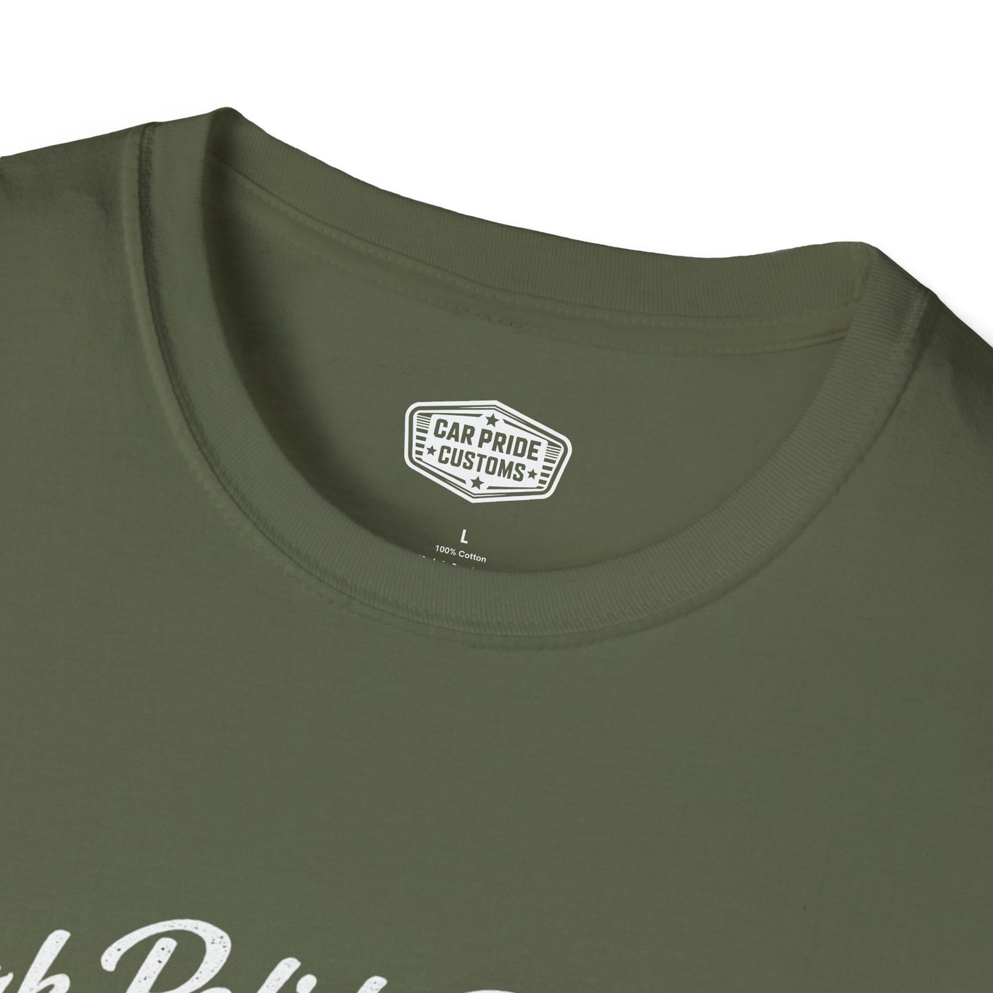 Park Polish Repeat | 1968 Dodge Charger T-Shirt | Funny Mopar Car Show Graphic Tee | Classic Charger Shirt