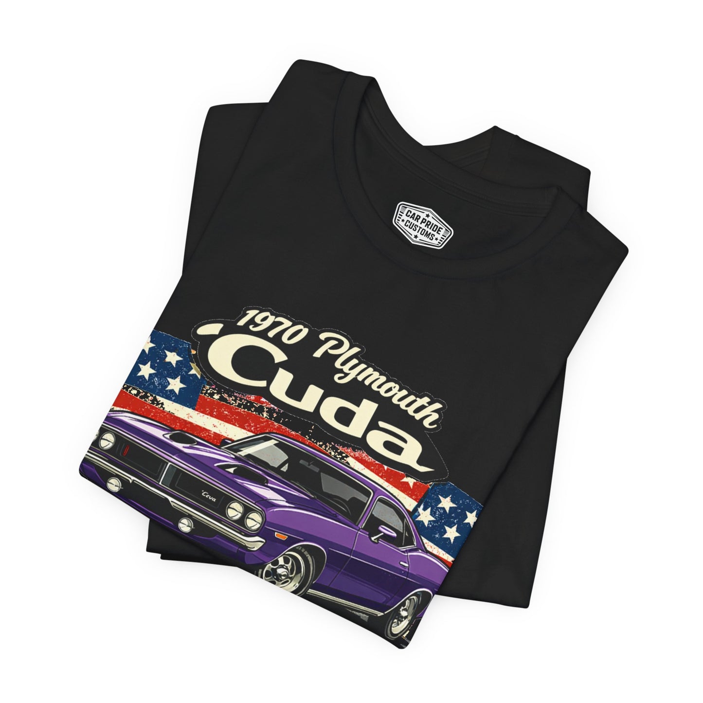 1970 Plymouth Cuda Purple Pride - Premium Tee