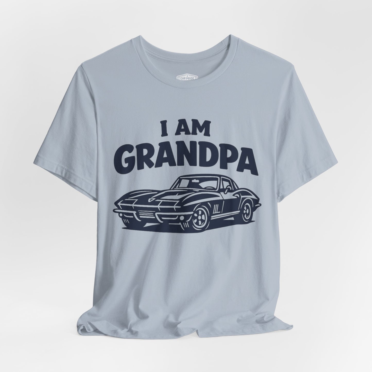 Funny Car T-Shirt | Classic Car Grandpa T-Shirt| Grandpa Car Lover Gift | 1967 Chevrolet Corvette | I am Grandpa