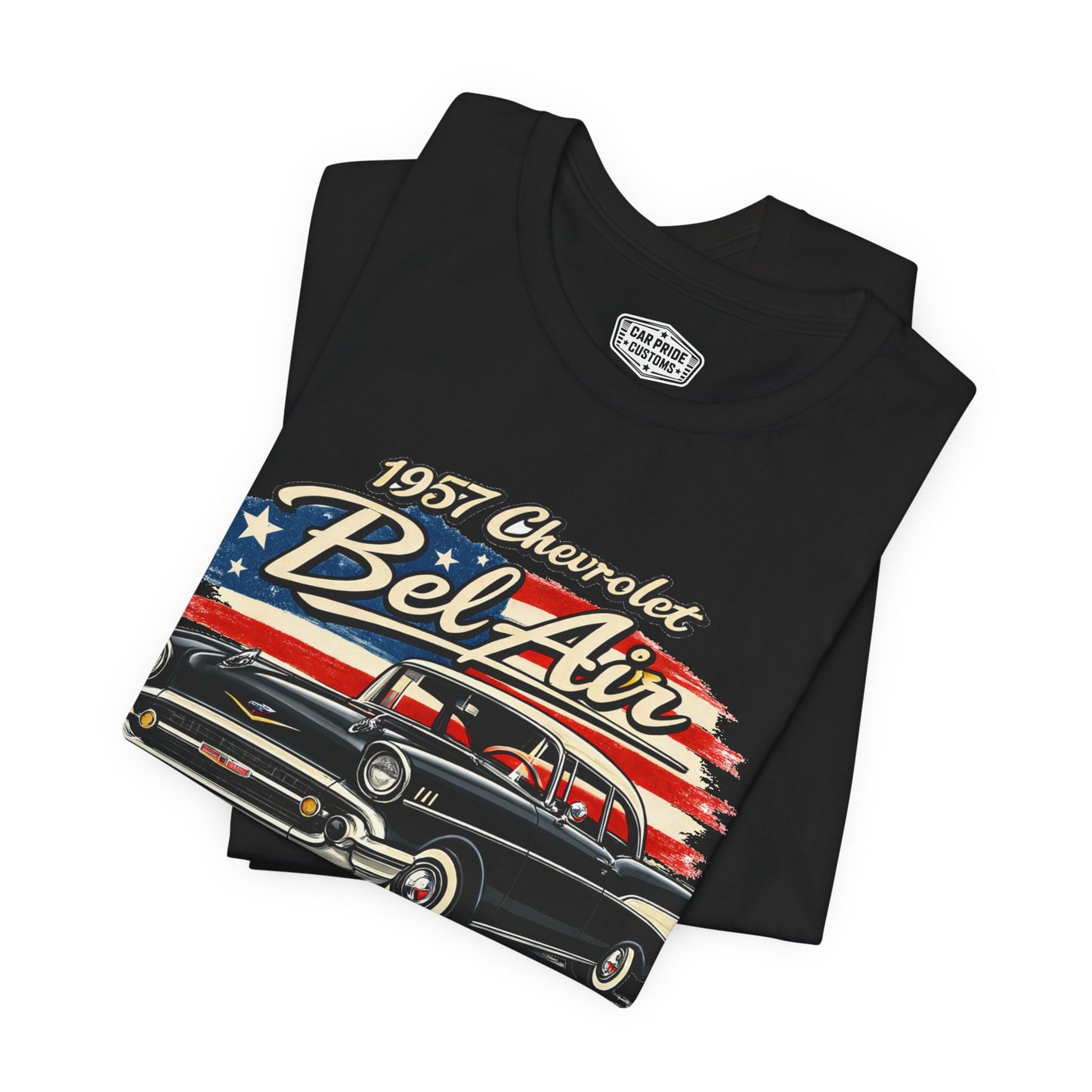 1957 Chevrolet Bel Air Black Pride - Premium Tee
