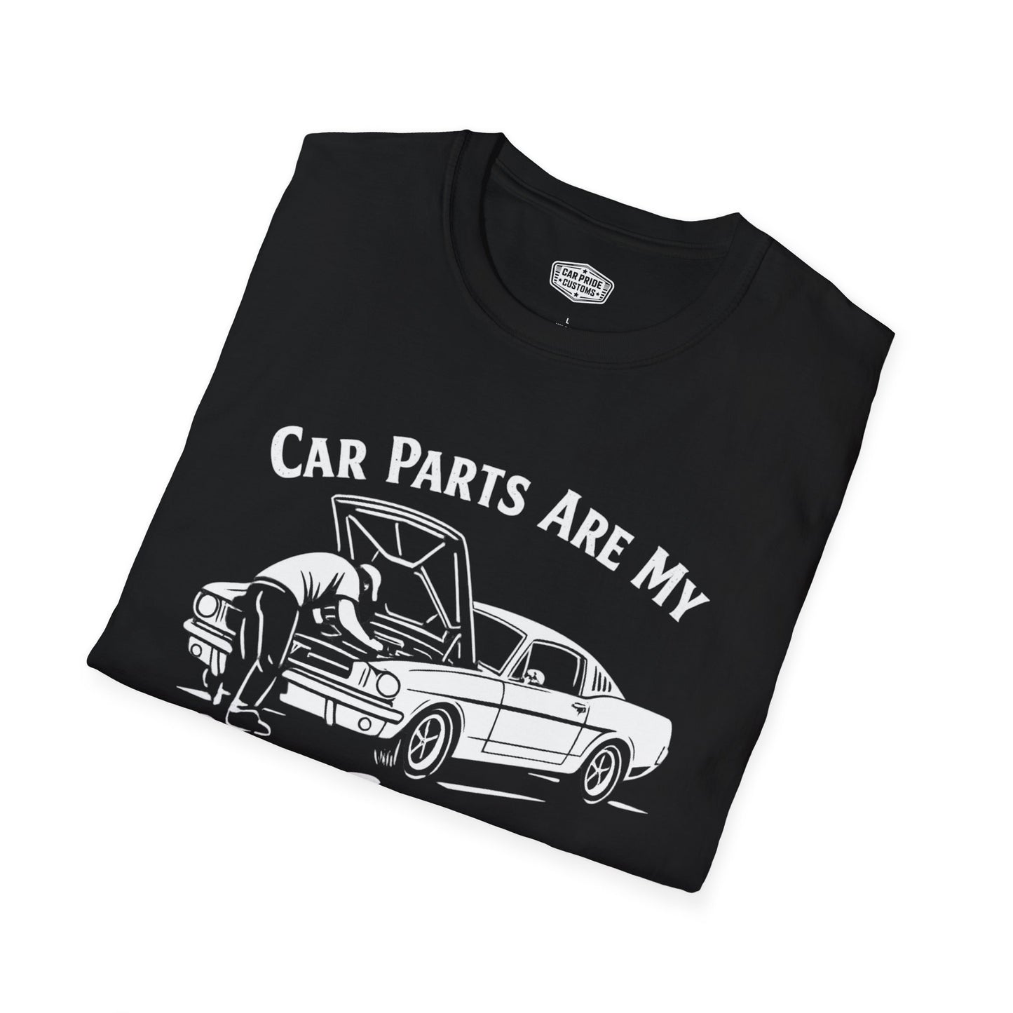 Funny Car T-Shirt | Car Guy Gift | Mechanic Shirt | 1966 Ford Mustang |Car Parts