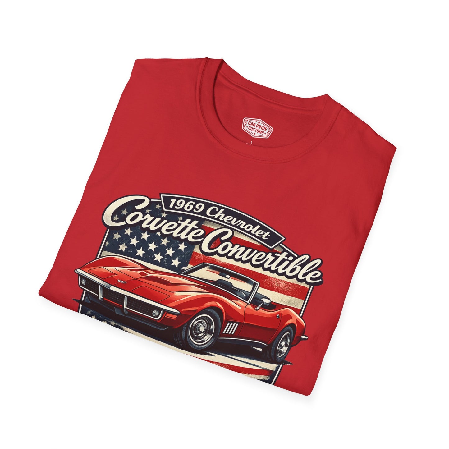 1969 Chevrolet Corvette Convertible Red Pride - Standard Tee
