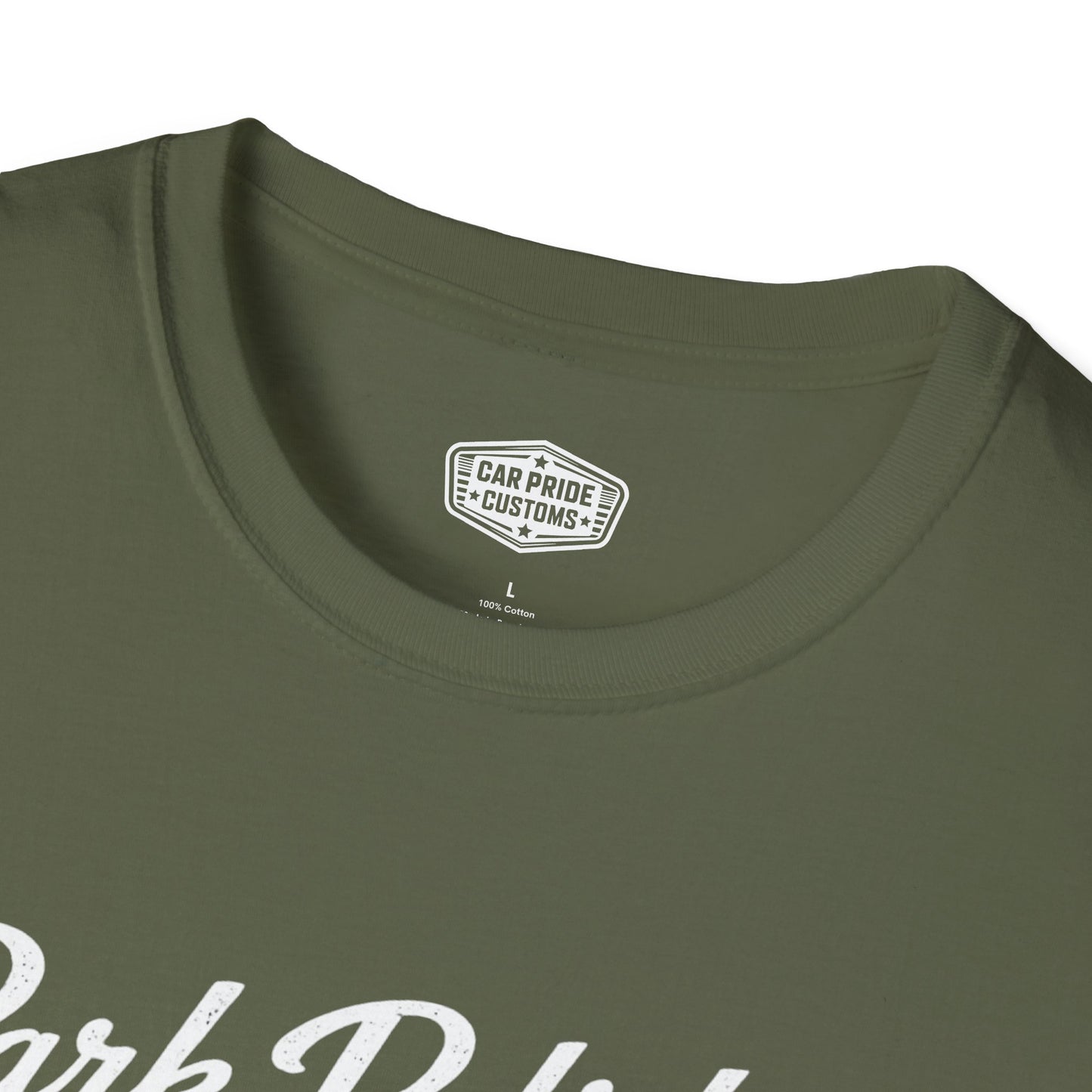 Park Polish Repeat | 1957 Chevy Bel Air T-Shirt | Funny Tri-Five Car Show Graphic Tee | Classic Chevrolet Shirt