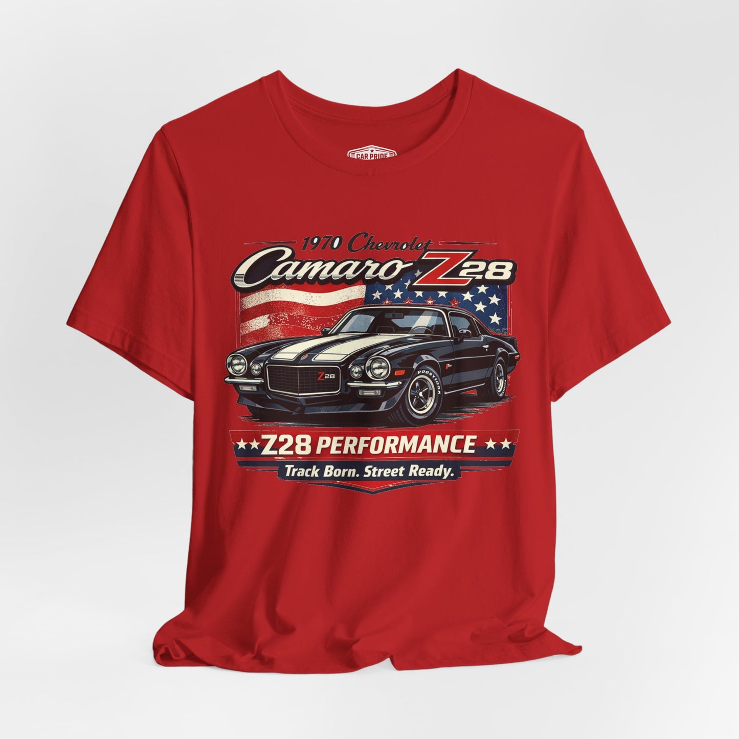 1970 Chevrolet Camaro Z28 Pride Shirt | Classic Car Gift for Dad | American Pride | Vintage | Classic | Premium Soft