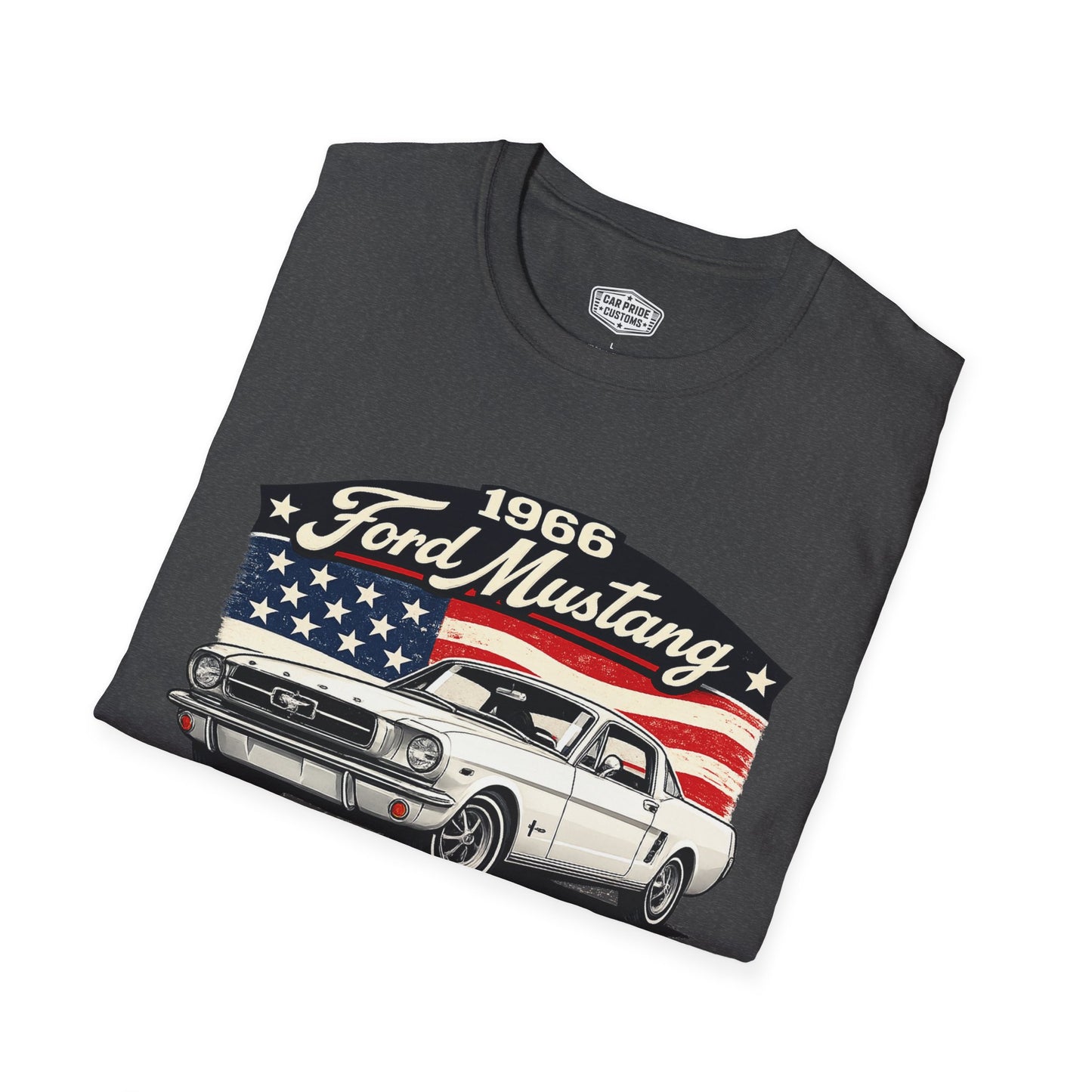 1966 Ford Mustang White Pride - Standard Tee