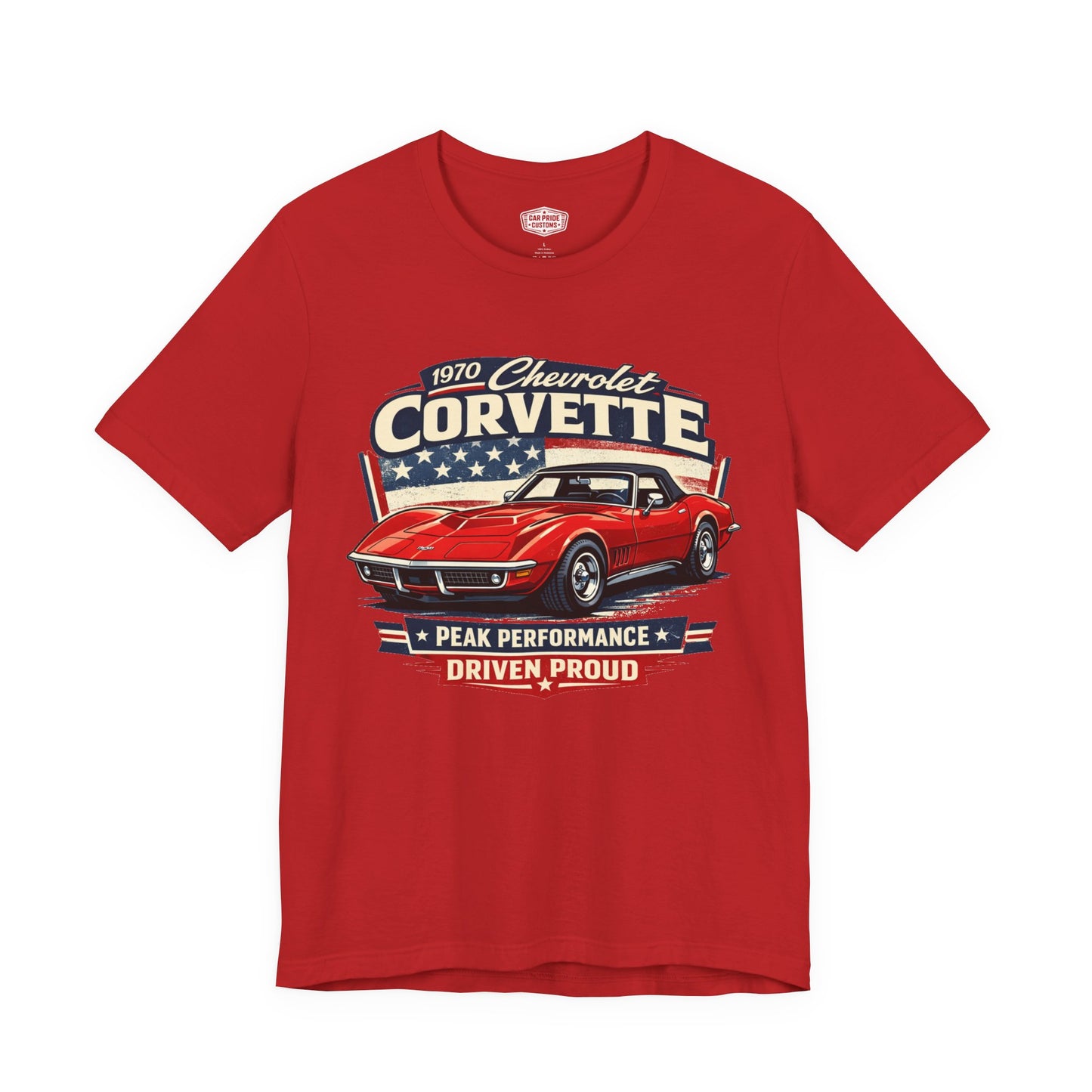 1970 Chevrolet Corvette Red Pride - Premium Tee