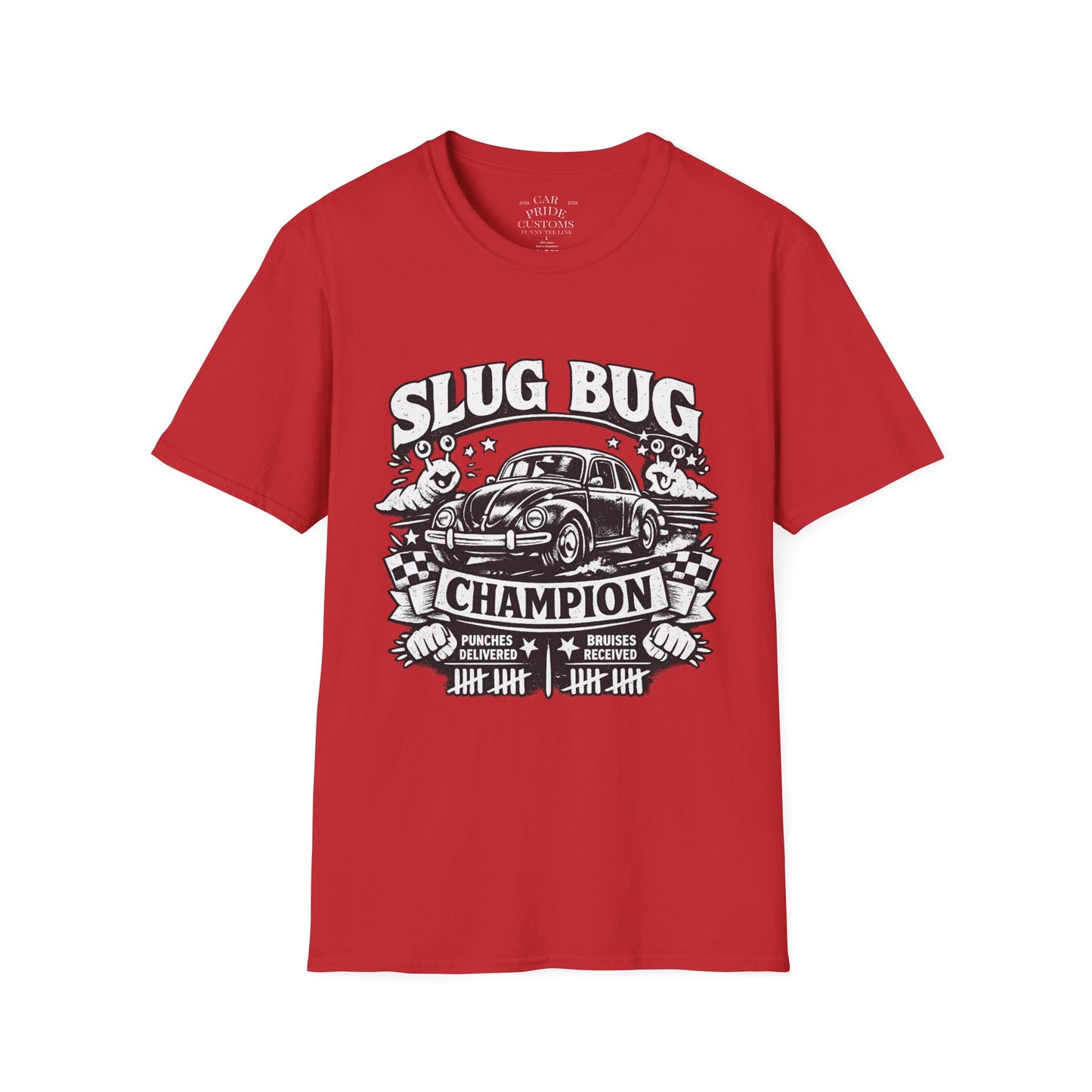 Slug Bug Champion | Funny Car Lover T-Shirt | Fathers Day Gift for Dad | Hot Rod | Car Lover Gift