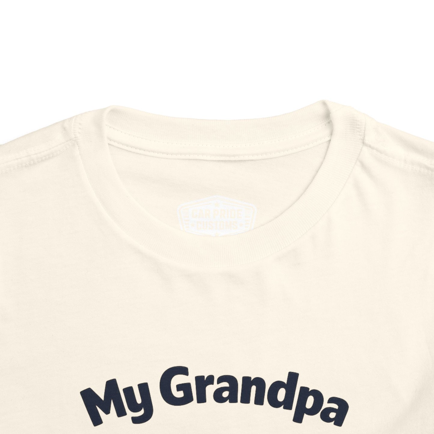 Funny Car T-Shirt | Classic Car Toddler T-Shirt| Grandpa Car Lover Gift | 1968 Chevrolet Camaro | Grandpa Likes Cars
