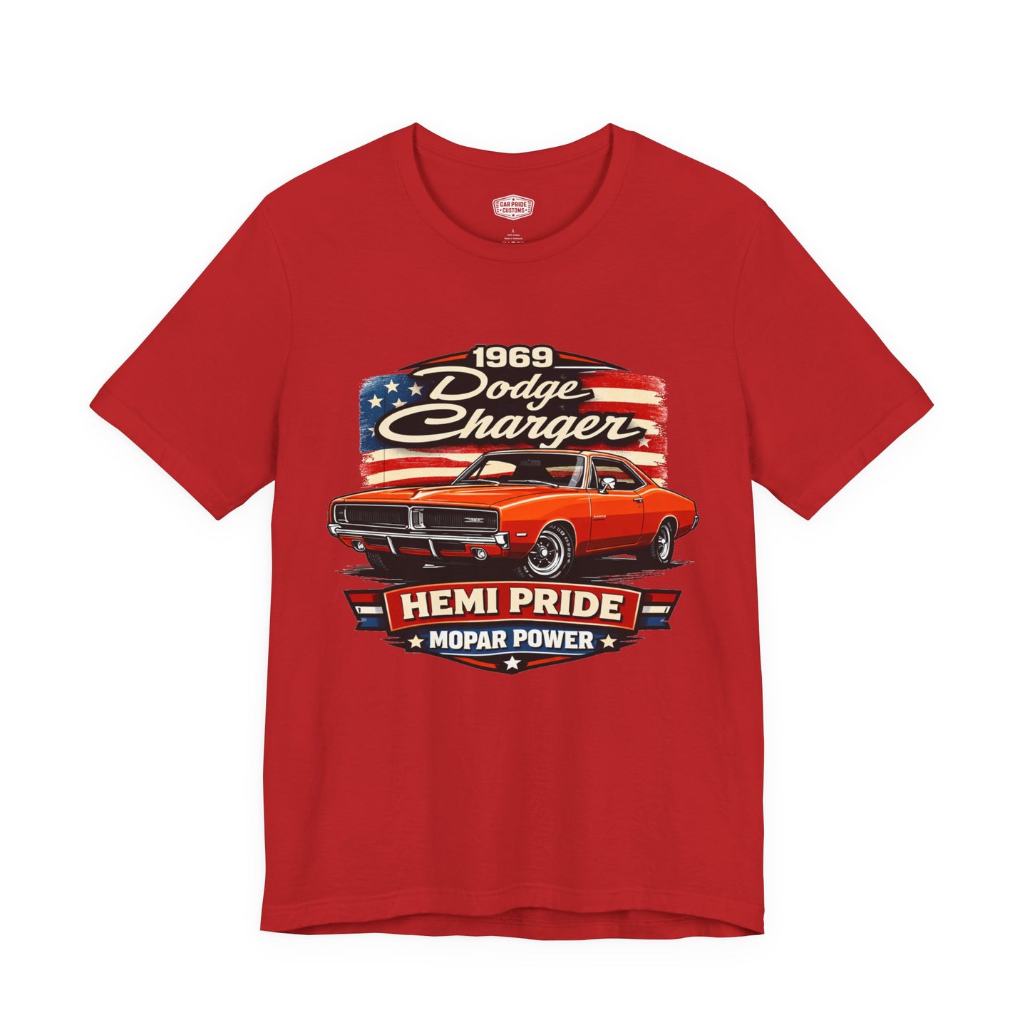 1969 Dodge Charger Orange Pride - Premium Tee