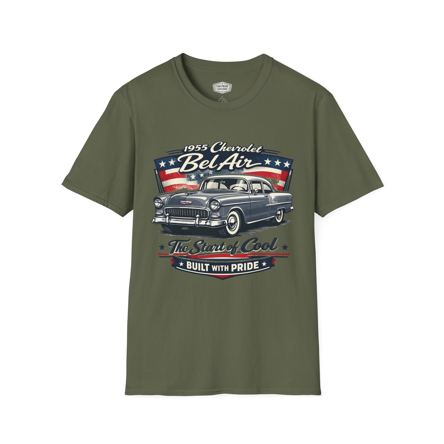 1955 Chevrolet Bel Air Grey Pride - Standard Tee