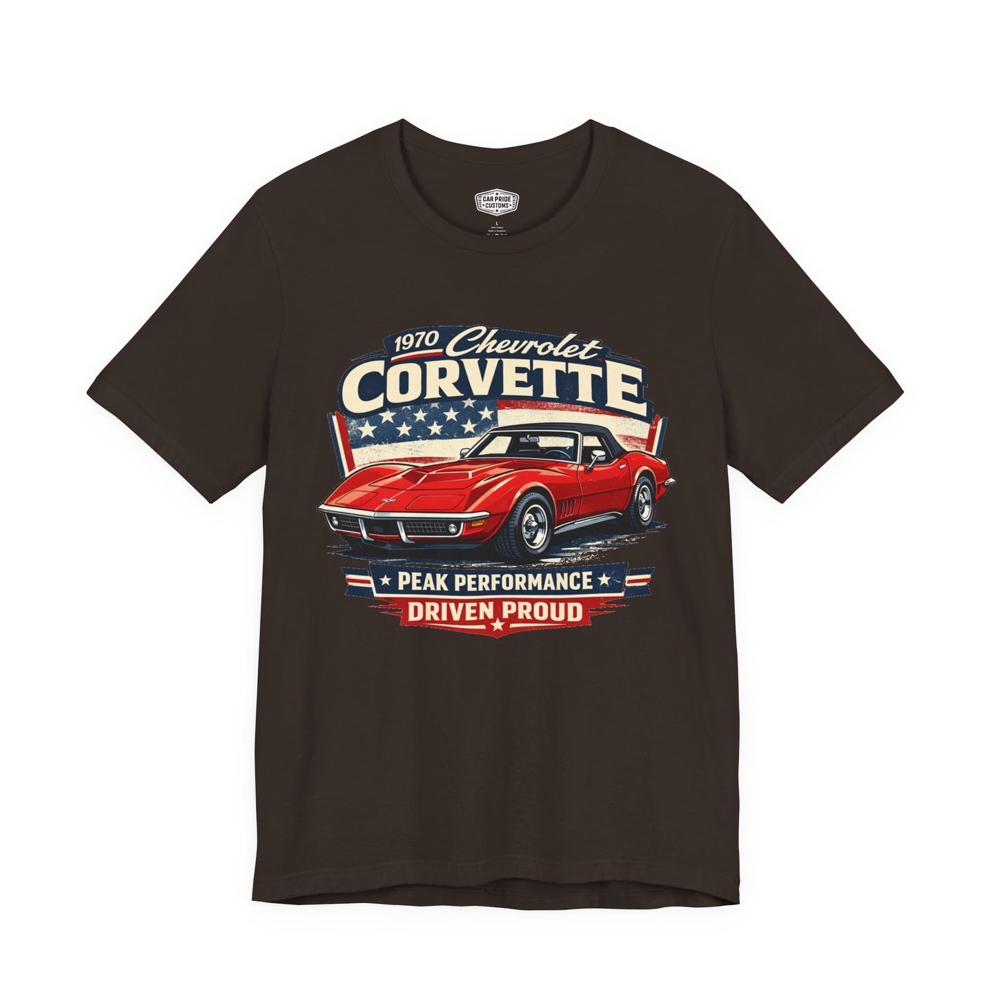 1970 Chevrolet Corvette Red Pride - Premium Tee
