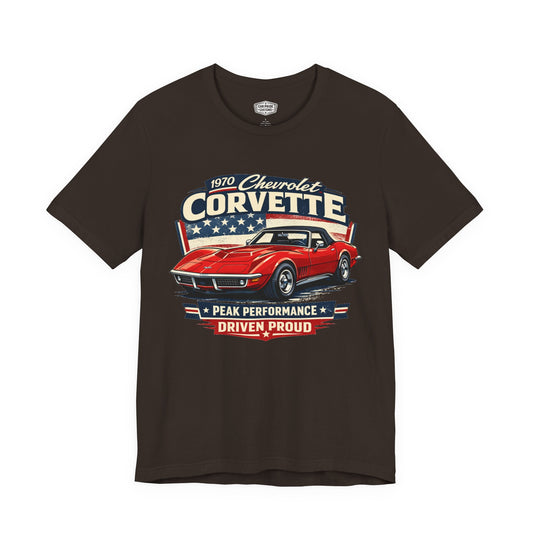 1970 Chevrolet Corvette Red Pride - Premium Tee