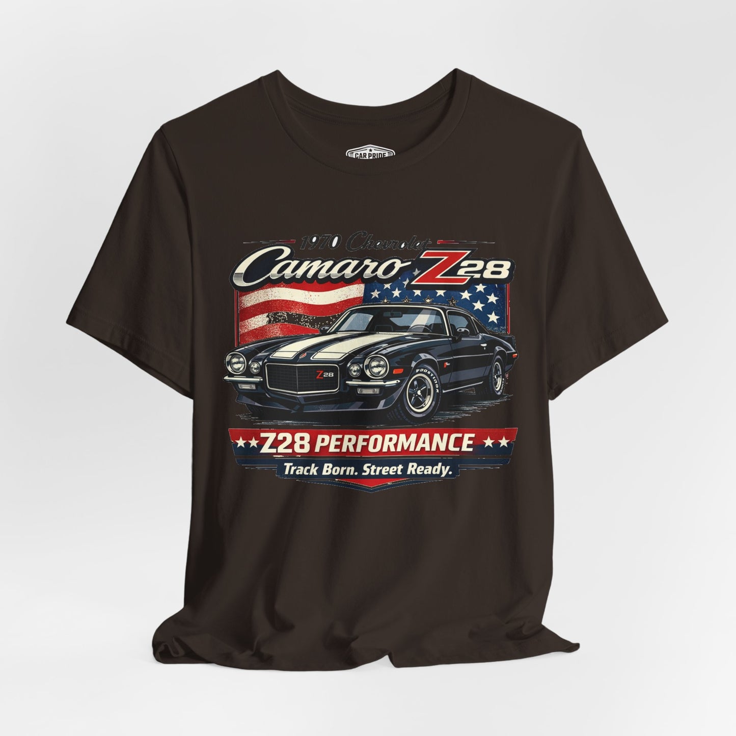 1970 Chevrolet Camaro Z28 Pride Shirt | Classic Car Gift for Dad | American Pride | Vintage | Classic | Premium Soft